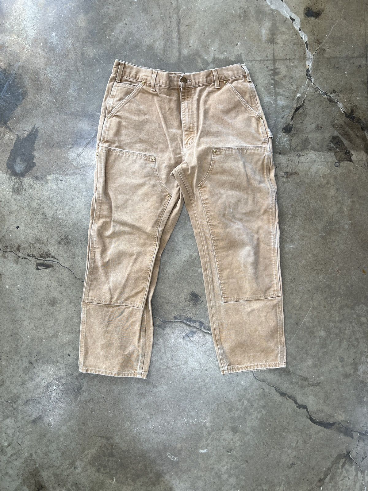 Carhartt Vintage Carhartt Double Knee Union USA Carpenter Dungaree 36 Size US 36 / EU 52 - 5 Thumbnail