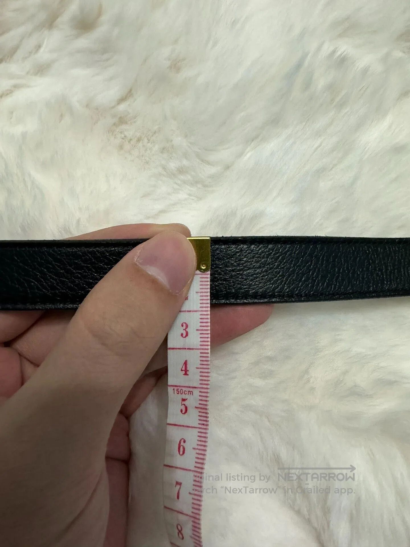 Saint Laurent Paris Saint Laurent YSL Leather Belt. Size ONE SIZE - 9 Thumbnail