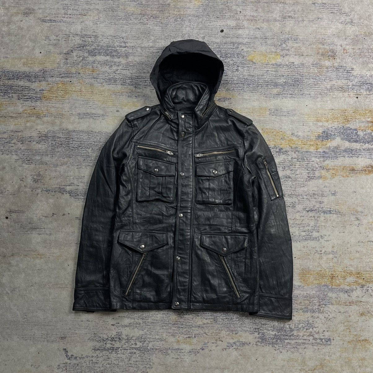 JACKROSE Jackrose multi pocket leather jacket lgb / vkei style Size US M / EU 48-50 / 2 - 2 Thumbnail
