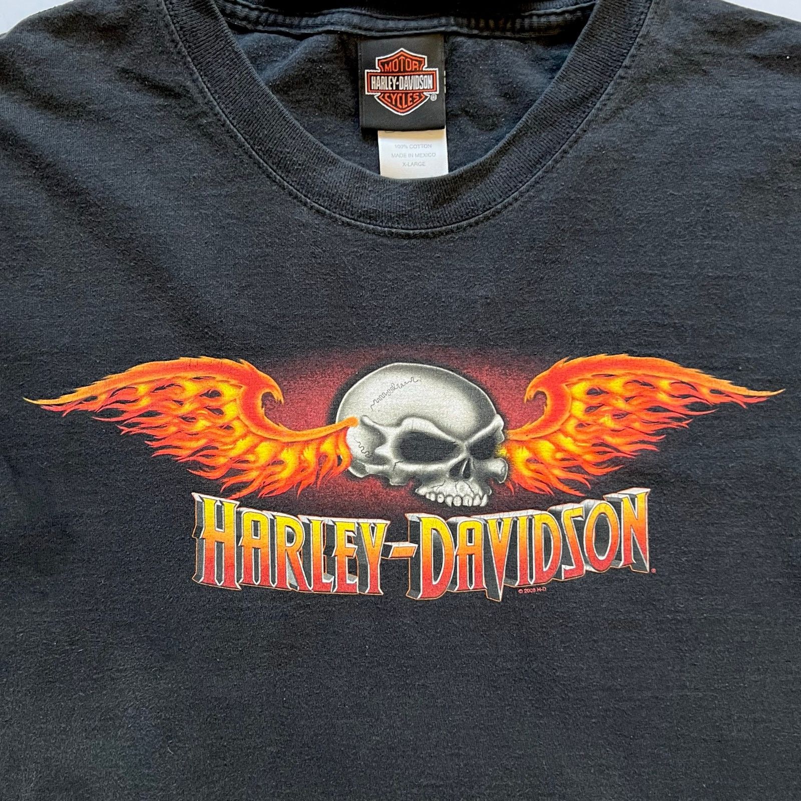 Harley Davidson Harley Davidson Flame Wing Skull Rodeo Cowboy Cheyenne XL Size US XL / EU 56 / 4 - 3 Thumbnail