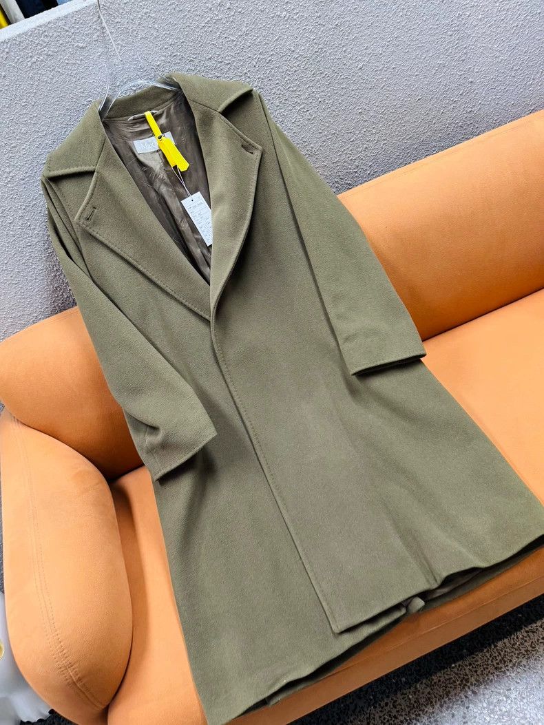 Max Mara Max Mara Classic wool lapel long coat jacket Size M / US 6-8 / IT 42-44 - 7 Thumbnail
