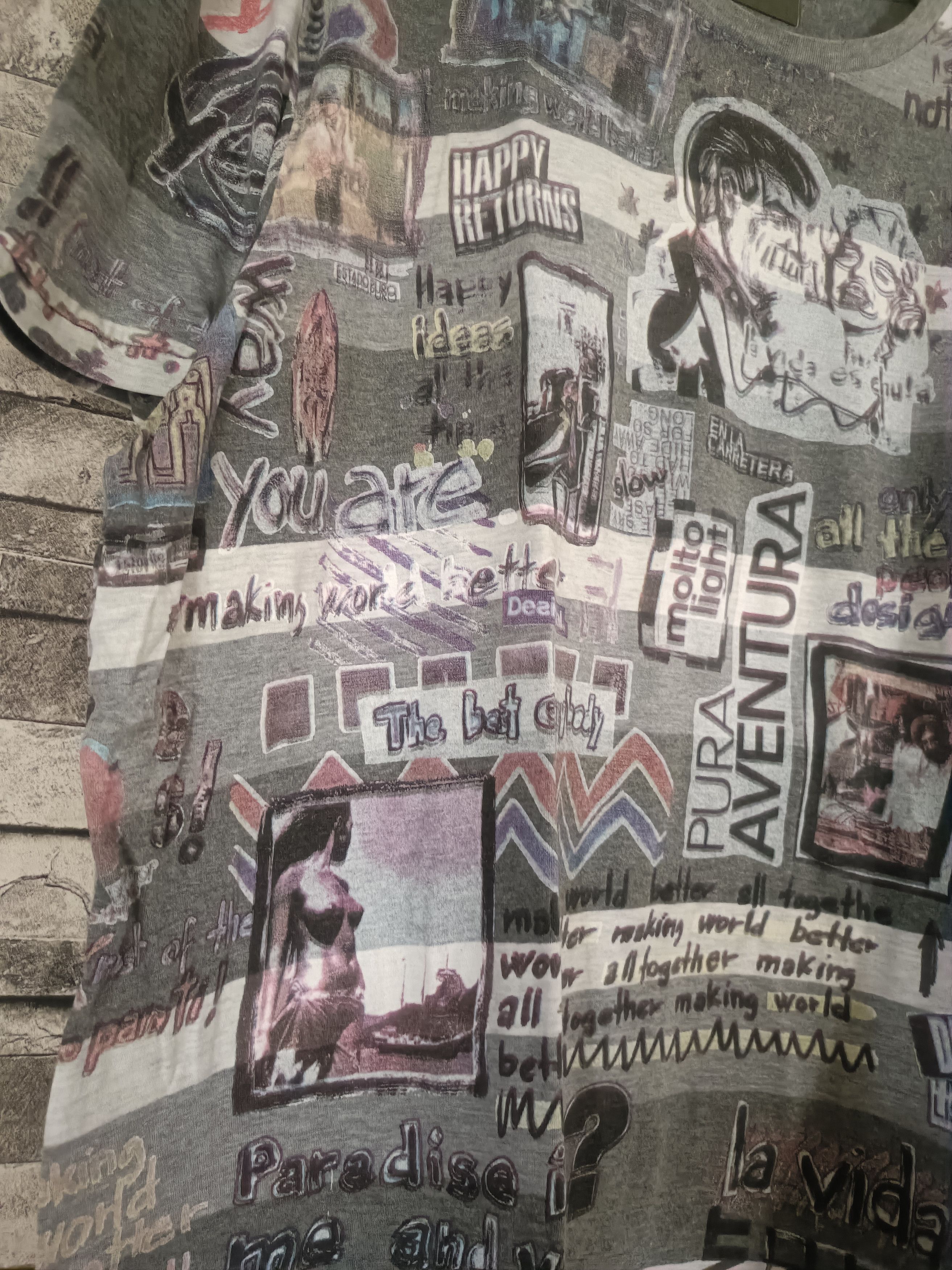 Desigual Desigual all over print tshirt Size US XL / EU 56 / 4 - 3 Thumbnail