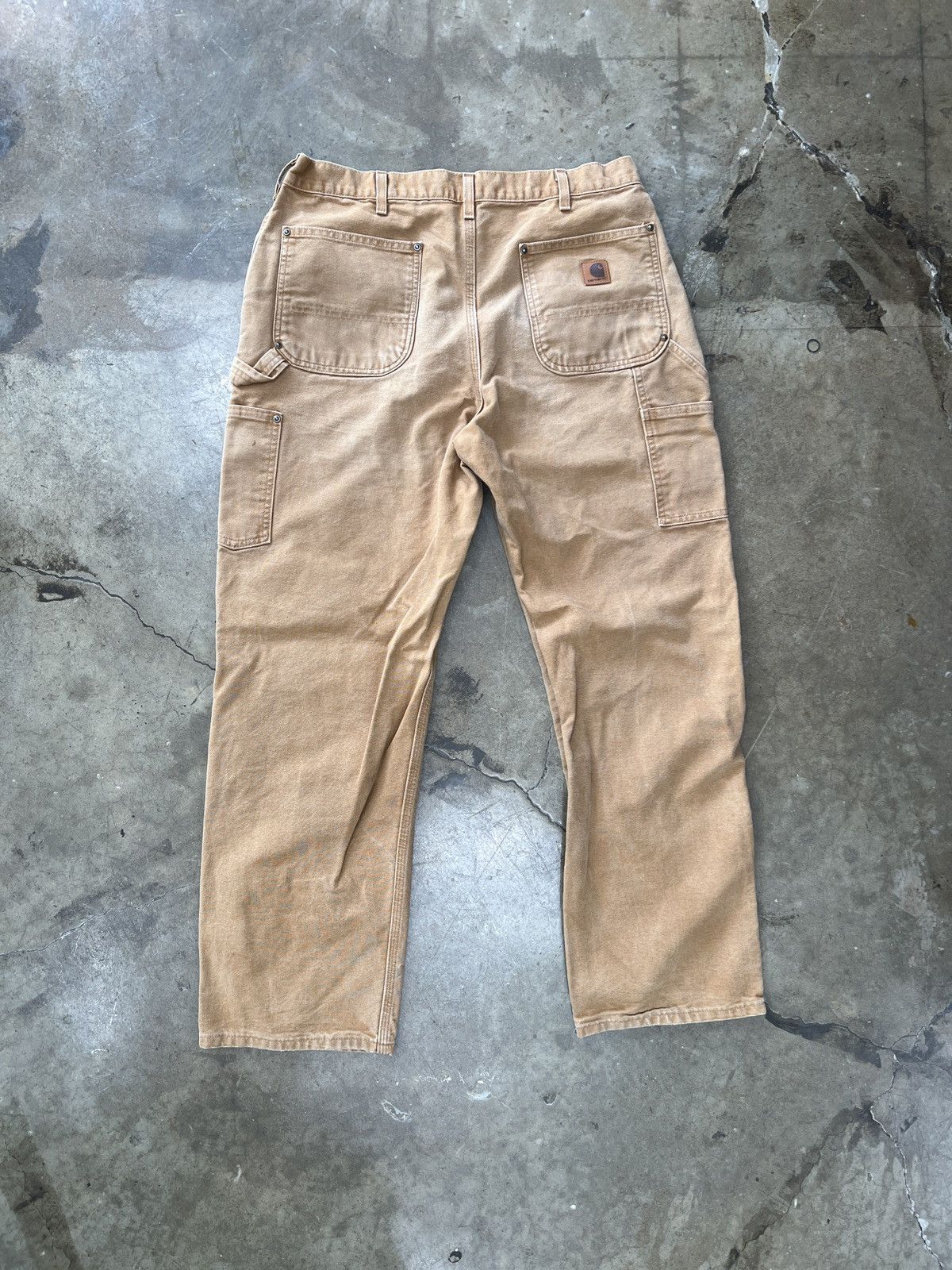 Carhartt Vintage Carhartt Double Knee Carpenter Tan Sz. 36 Size US 36 / EU 52 - 4 Thumbnail