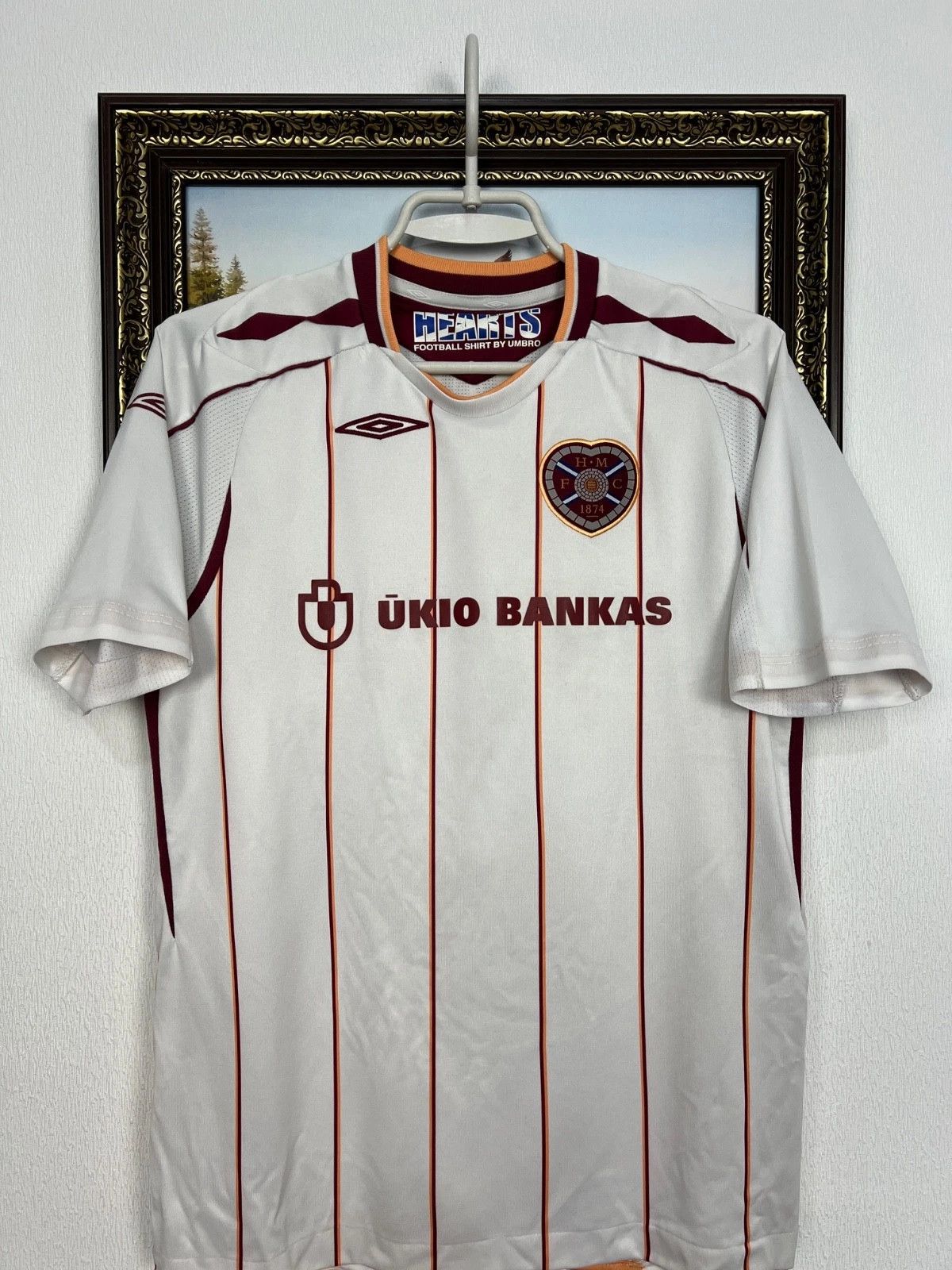 Umbro Heart Midlothian football shirt #10 Kingston Jersey Boys Size US XXS / EU 40 - 2 Thumbnail