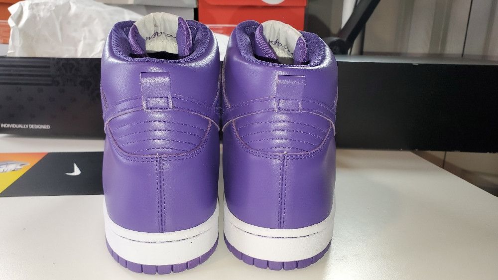 Nike Dunk High Premium ID Purple 2008 316142991 Size US 10.5 / EU 43-44 - 7 Thumbnail
