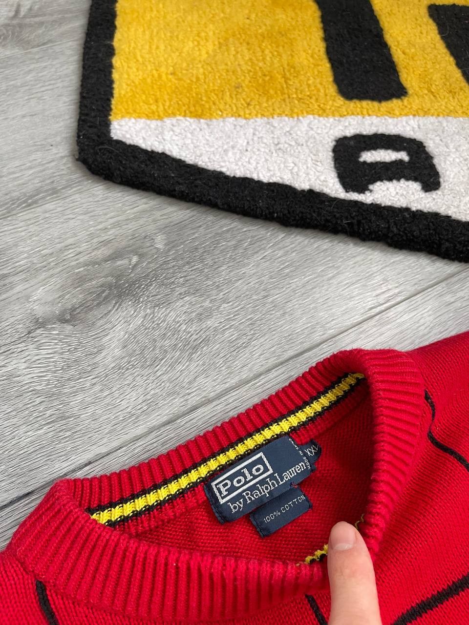 Polo Ralph Lauren Vintage Polo Ralph Lauren Striped Sweater Size US XXL / EU 58 / 5 - 5 Thumbnail