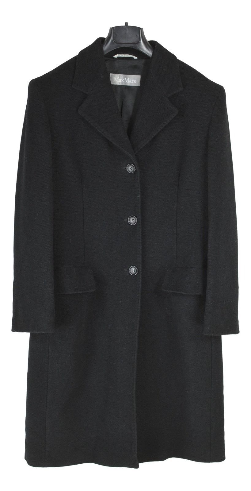MAX&Co. × Max Mara × Weekend Max Mara Max Mara Black Women's Coat Size M-L 70% Wool 15% angora Size M / US 6-8 / IT 42-44 - 7 Thumbnail