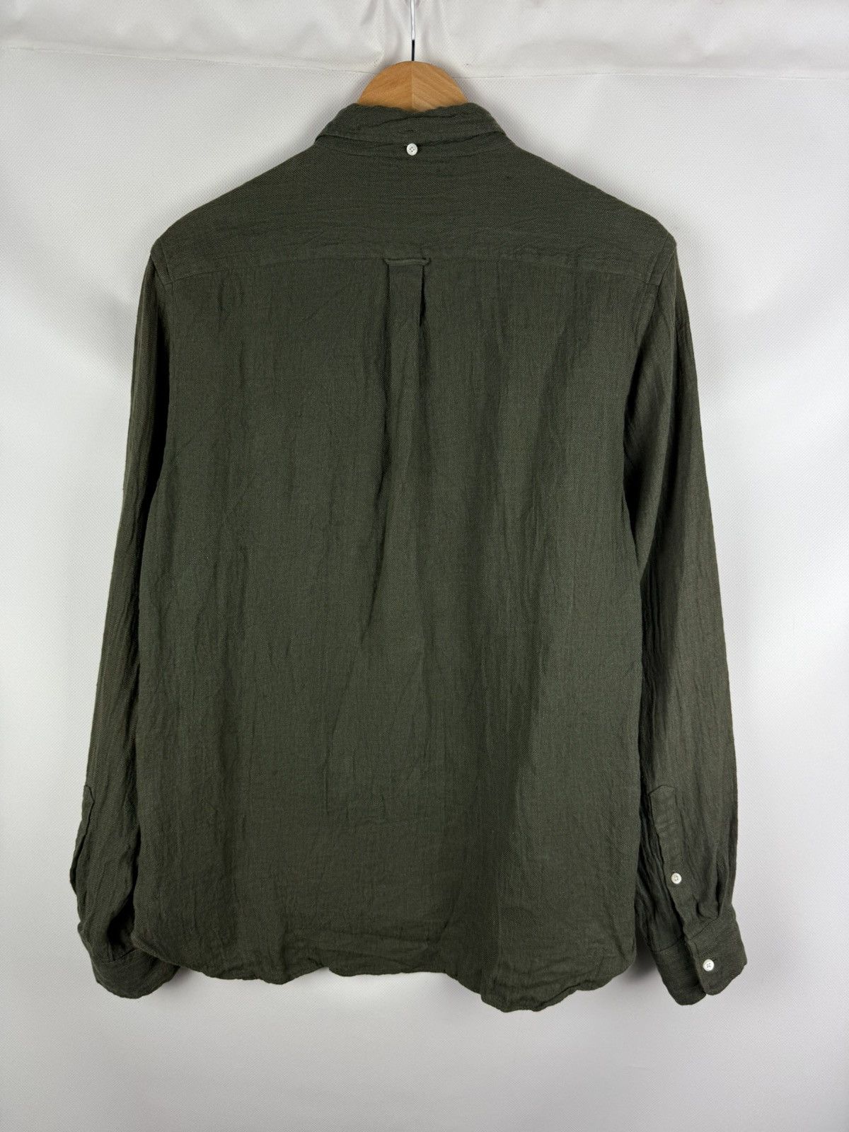 Beams Plus Beams Plus Japan Men’s Long Sleeve Linen Button Up Shirt Size US M / EU 48-50 / 2 - 16 Thumbnail