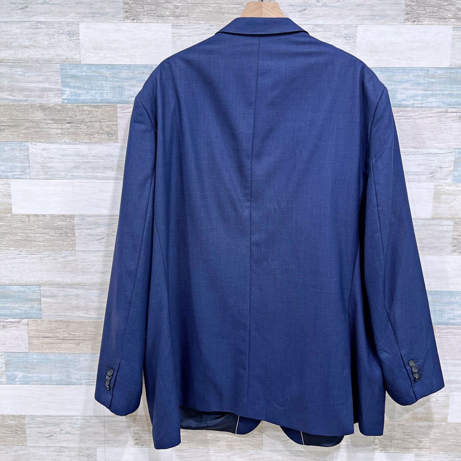Other Hardy Minnis Savile Row Birdseye Sport Coat Blue 59R Size 54R - 5 Thumbnail