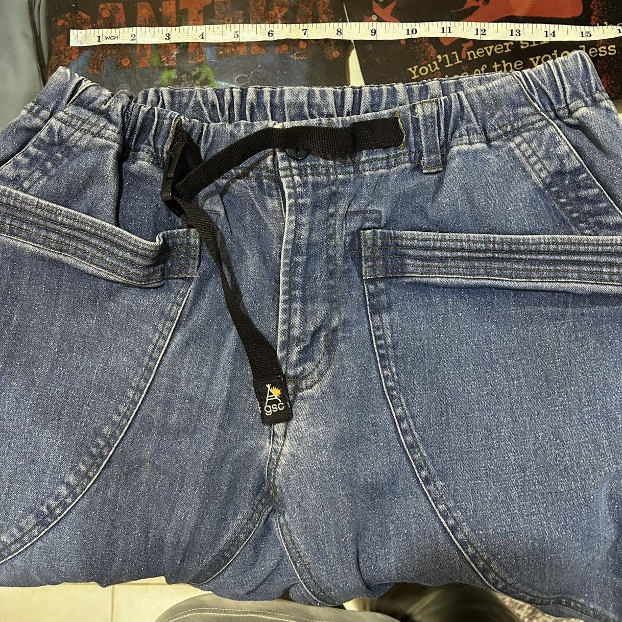 go slow caravan Go Slow Caravan vintage jeans rare design Size US 30 / EU 46 - 9 Thumbnail
