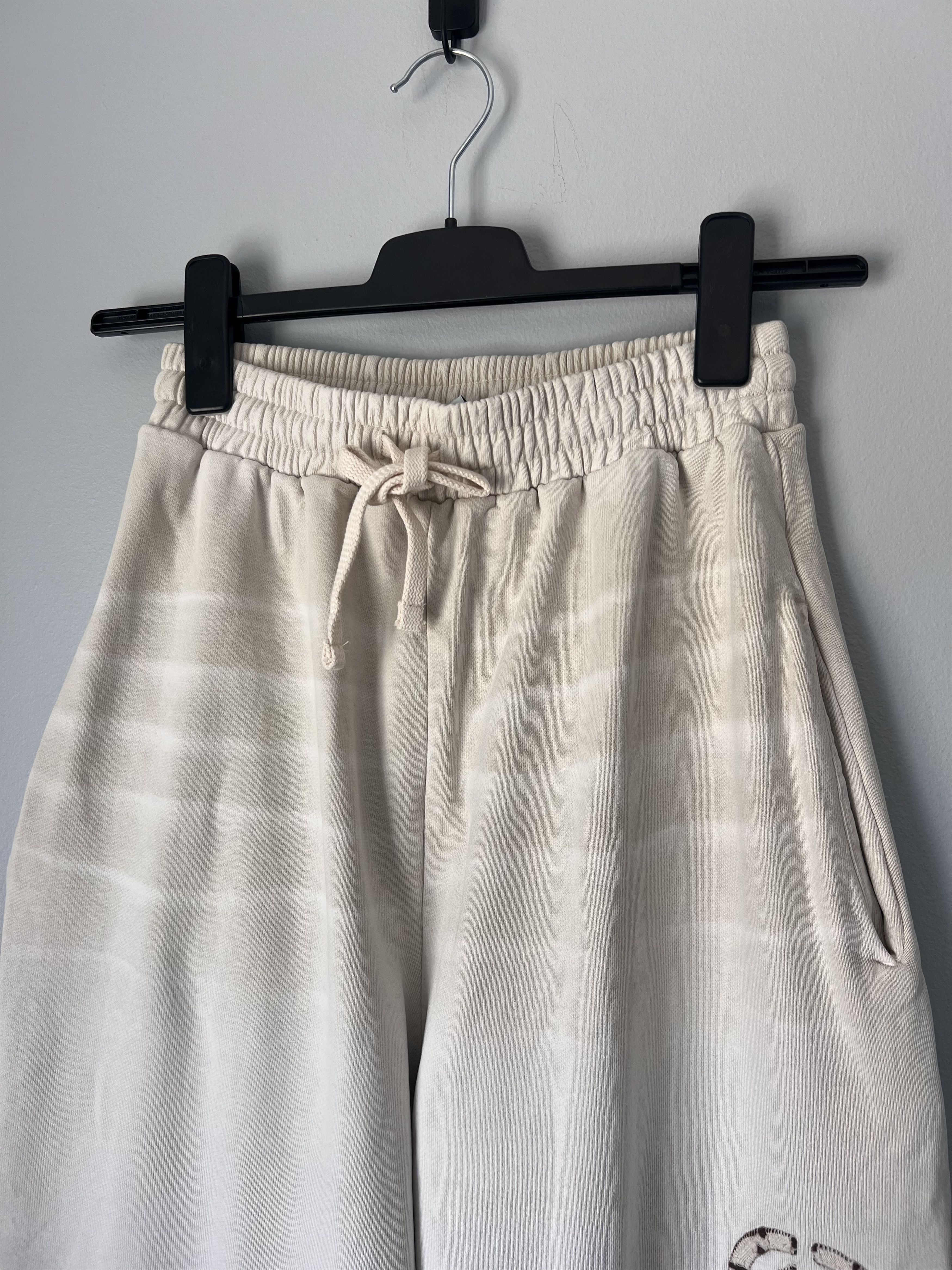 HIDDEN Hidden NY Applique Wide Leg Sweatpants in Natural Size US 30 / EU 46 - 2 Thumbnail