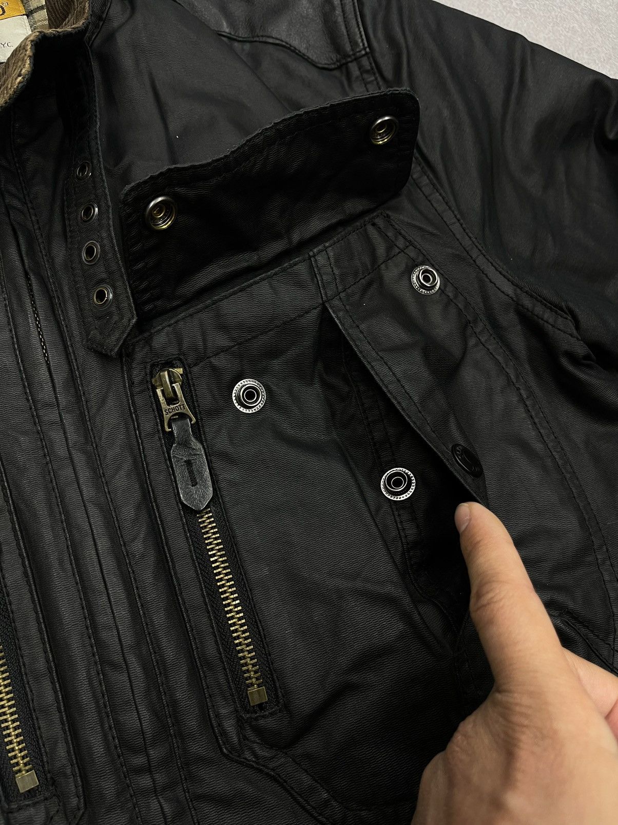 Schott Vintage Schoot Perfecto Motorcycle Biker Jacket Racing Y2K Size US S / EU 44-46 / 1 - 5 Thumbnail