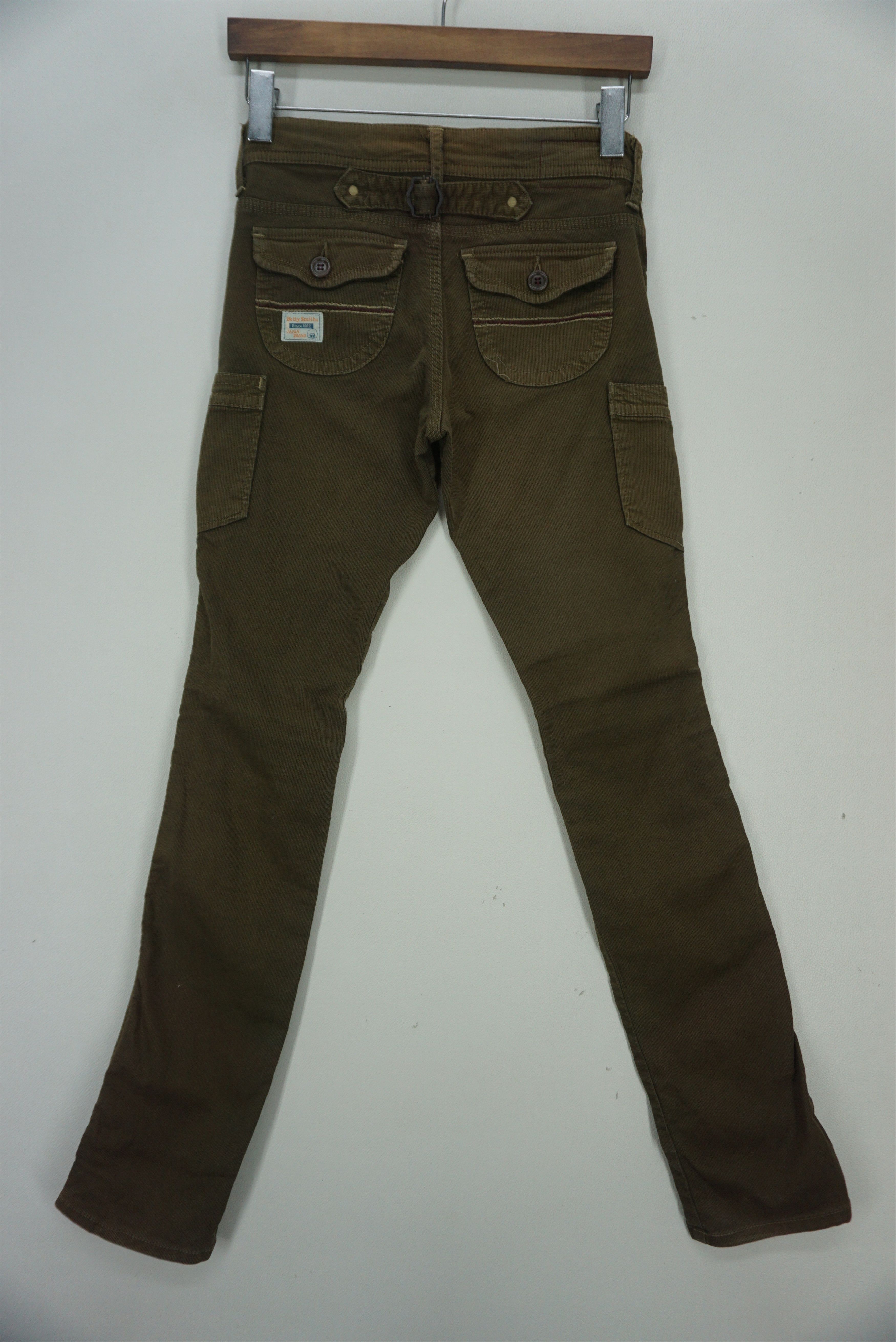Japanese Brand Betty Smith Pants fit W28xL31.5 Low Rise Skinny Buckled Back Size 25" / US 0 / IT 36 - 2 Thumbnail