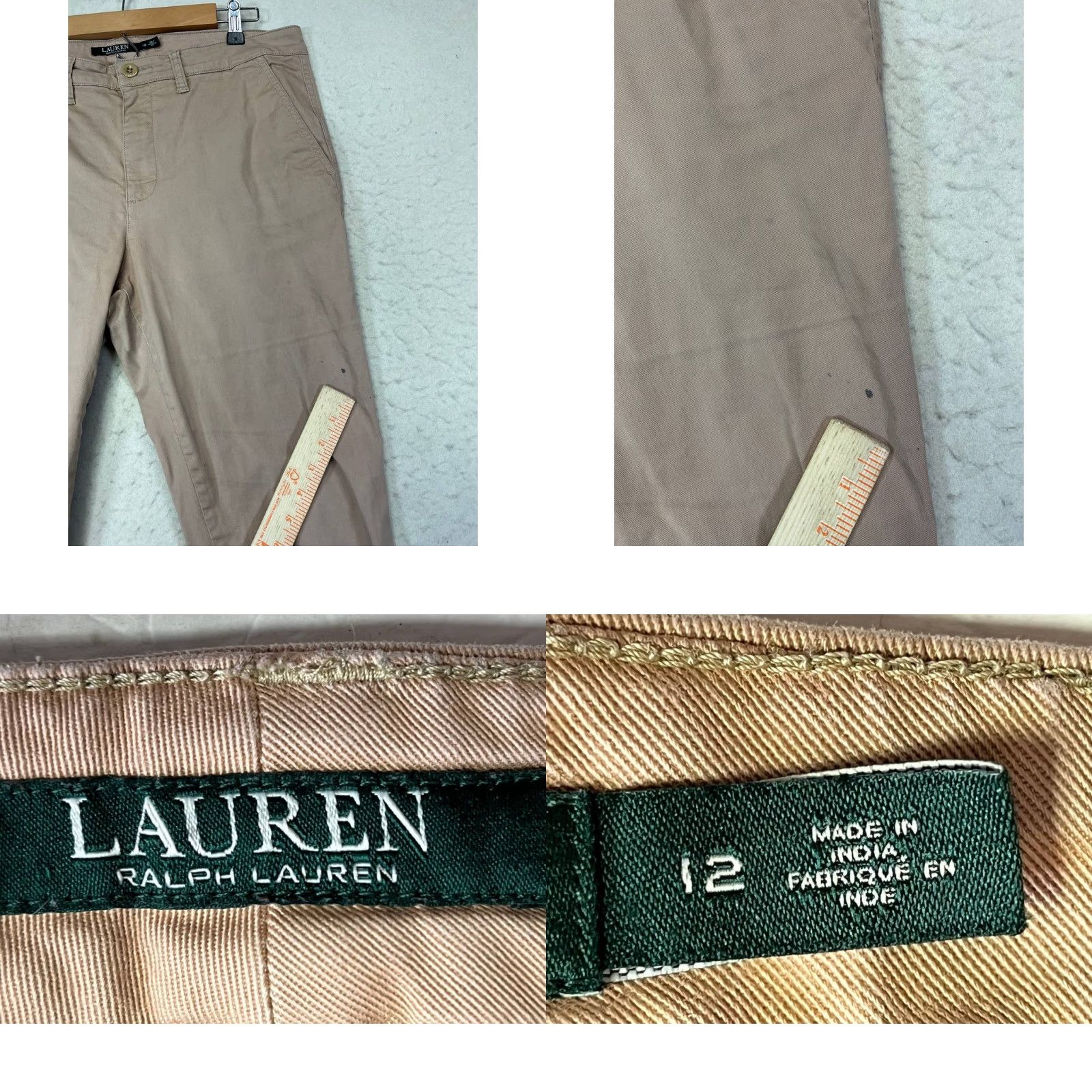 Ralph Lauren Lauren Ralph Lauren Pants Women 12 Beige Chino See All Pics Size 34" / US 12 / IT 48 - 8 Thumbnail