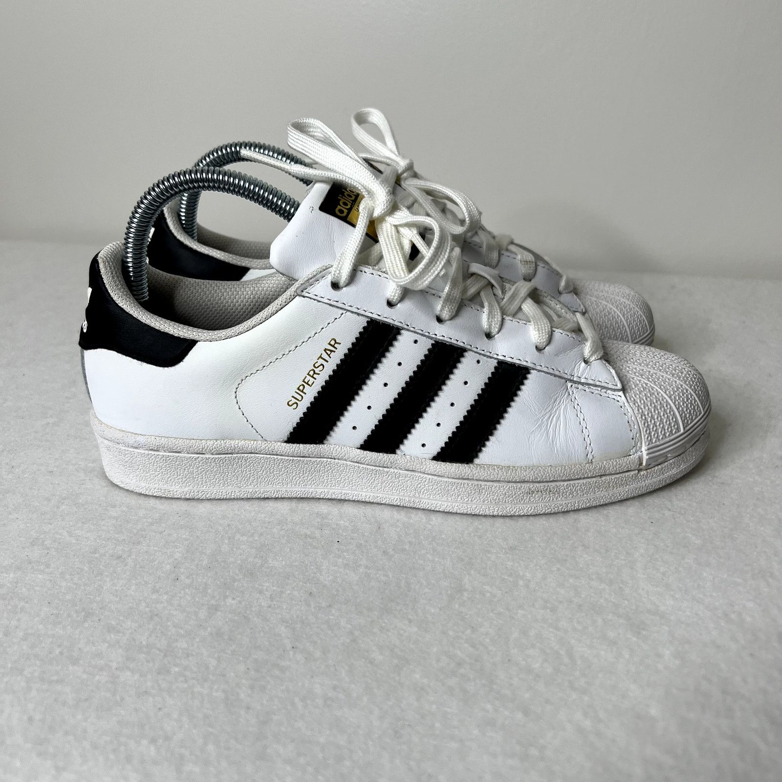 Adidas Adidas Superstars White Original Sneakers Size US 6.5 / IT 36.5 - 4 Thumbnail