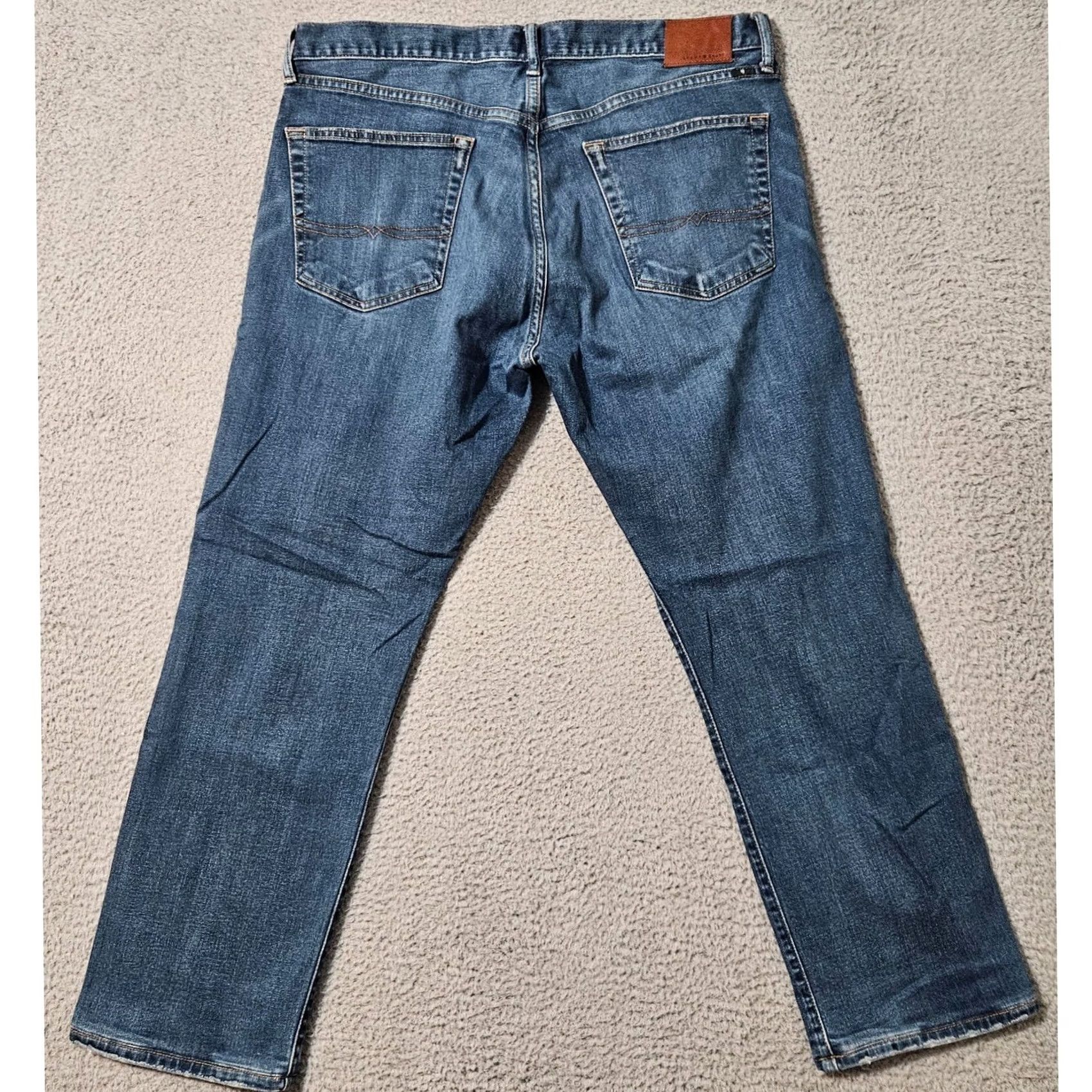 Lucky Brand Lucky Brand Blue Jeans Mens Straight Stretch Size 36 28 Size US 36 / EU 52 - 2 Thumbnail