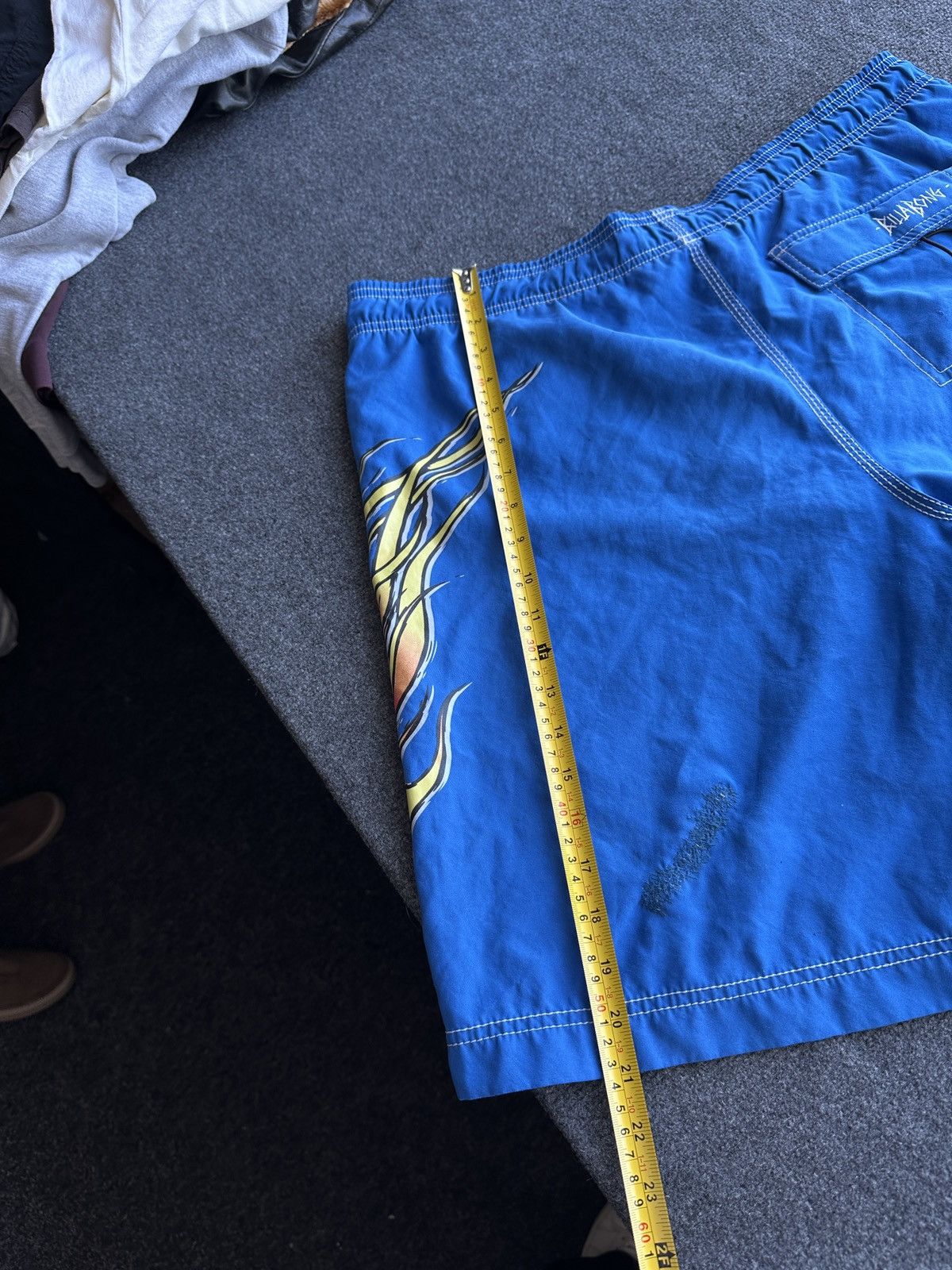 Billabong SKULL FLAME🚨 BILLABONG BIG LOGO SWIMSHORTS Y2K SURF Size US 40 / EU 56 - 16 Thumbnail