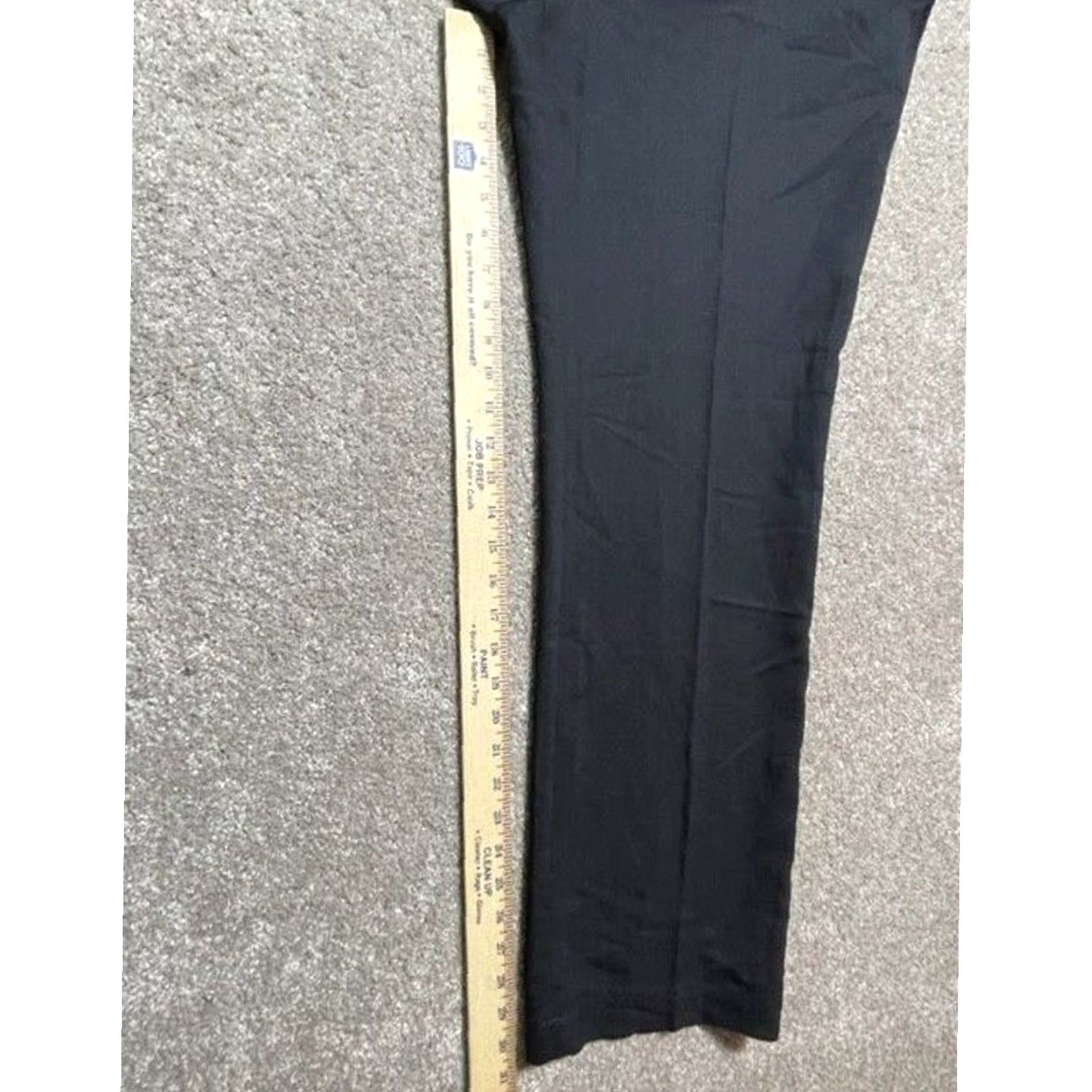 Cutter & Buck Cutter & Buck Dress Pants 38x32 Dress Pants Black 38 Regular Flat Front Solid Polyester Blend Dress Pants Mens Business Casual Formal Size US 38 / EU 54 - 5 Thumbnail