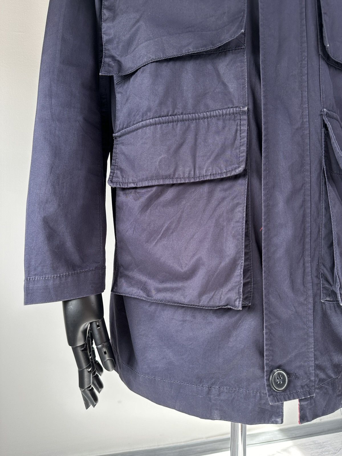 Marni MARNI for H&M Hooded Jacket Navy Multipocket Parka Size US M / EU 48-50 / 2 - 7 Thumbnail