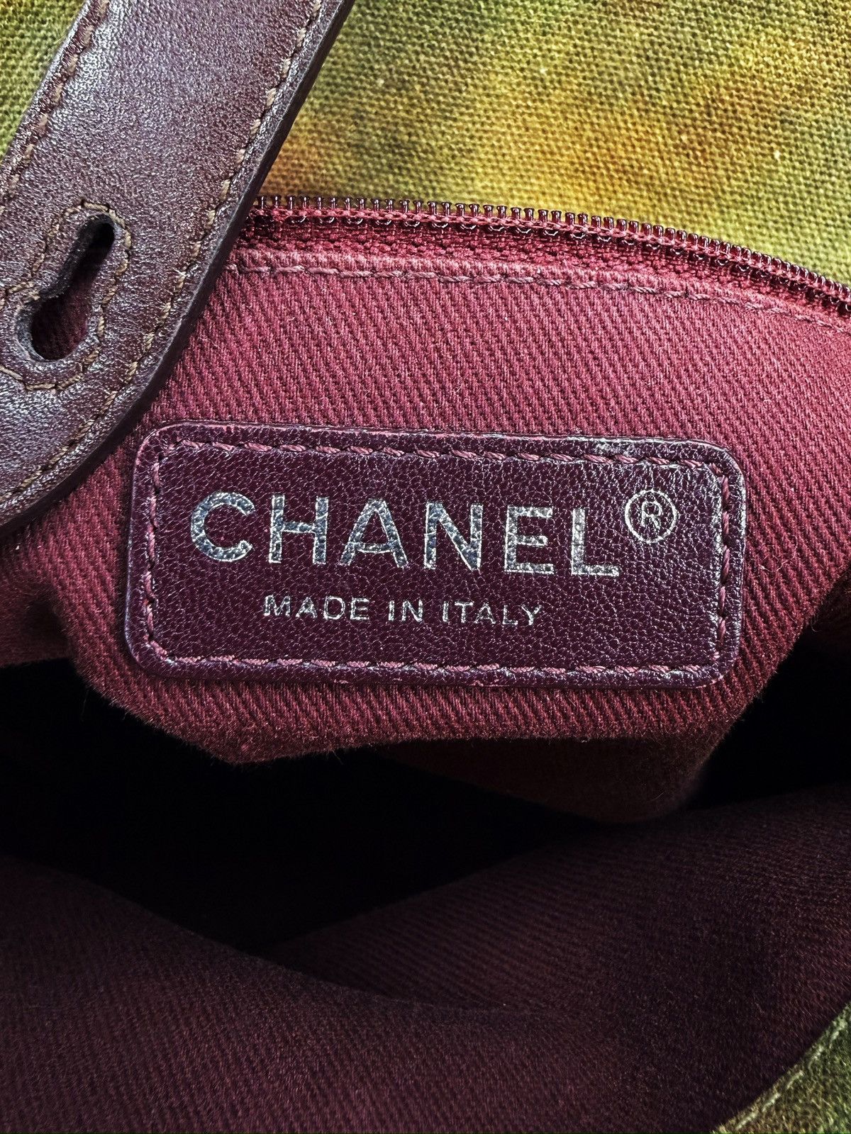 Chanel SS15 Chanel Graffiti ‘On The Pavements’ Canvas Crossbody Flap Messenger Bag Size ONE SIZE - 11 Thumbnail