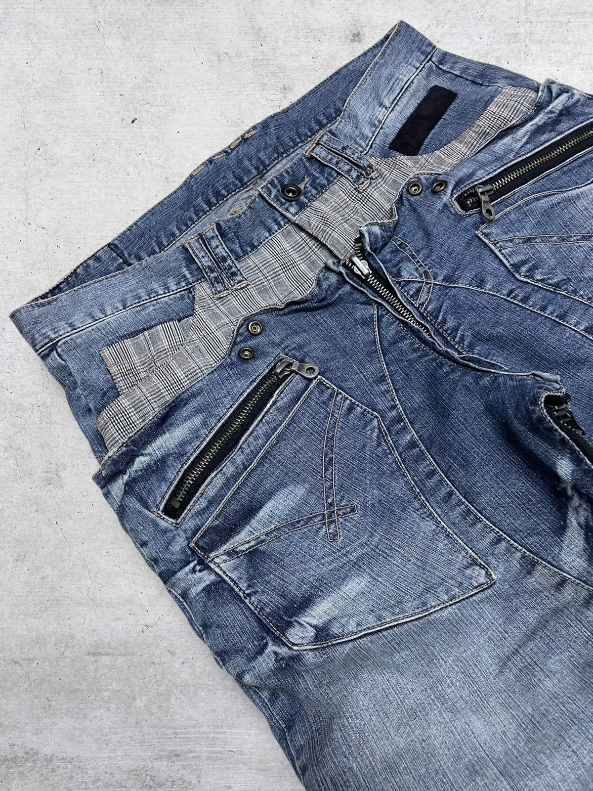 PPFM VINTAGE PPFM DESIGNER JAPAN ARCHIVE ANARCHY REVERSIBLE DENIM Size US 32 / EU 48 - 8 Thumbnail