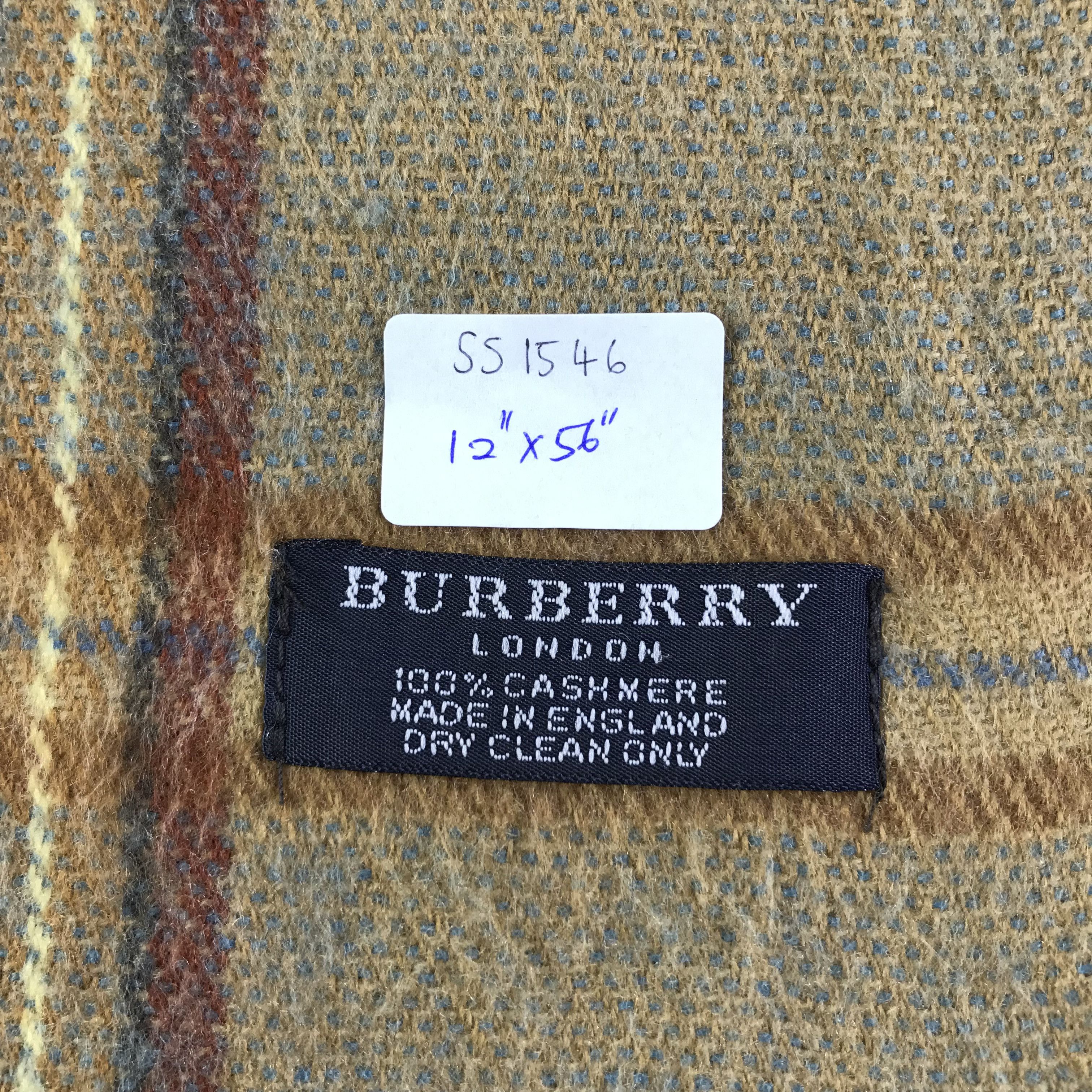 Burberry Burberry Cashmere Scarf / Muffler / Neckwear SS1546 Size ONE SIZE - 6 Thumbnail
