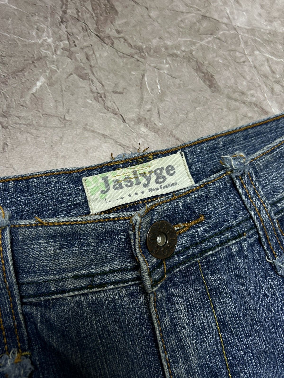 Designer × Japanese Brand Jaslyge Vintage Baggy Y2K Jeans Size US 36 / EU 52 - 4 Thumbnail