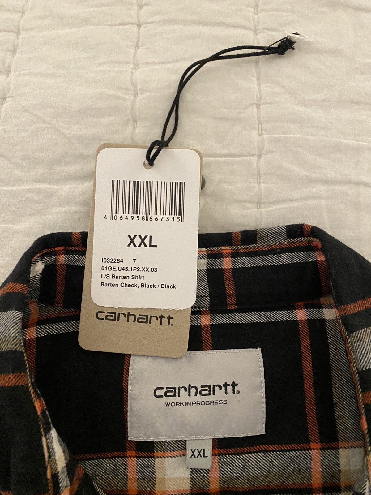 Carhartt Wip Carhartt WIP L/S Barten Shirt XXL Size US XXL / EU 58 / 5 - 9 Thumbnail