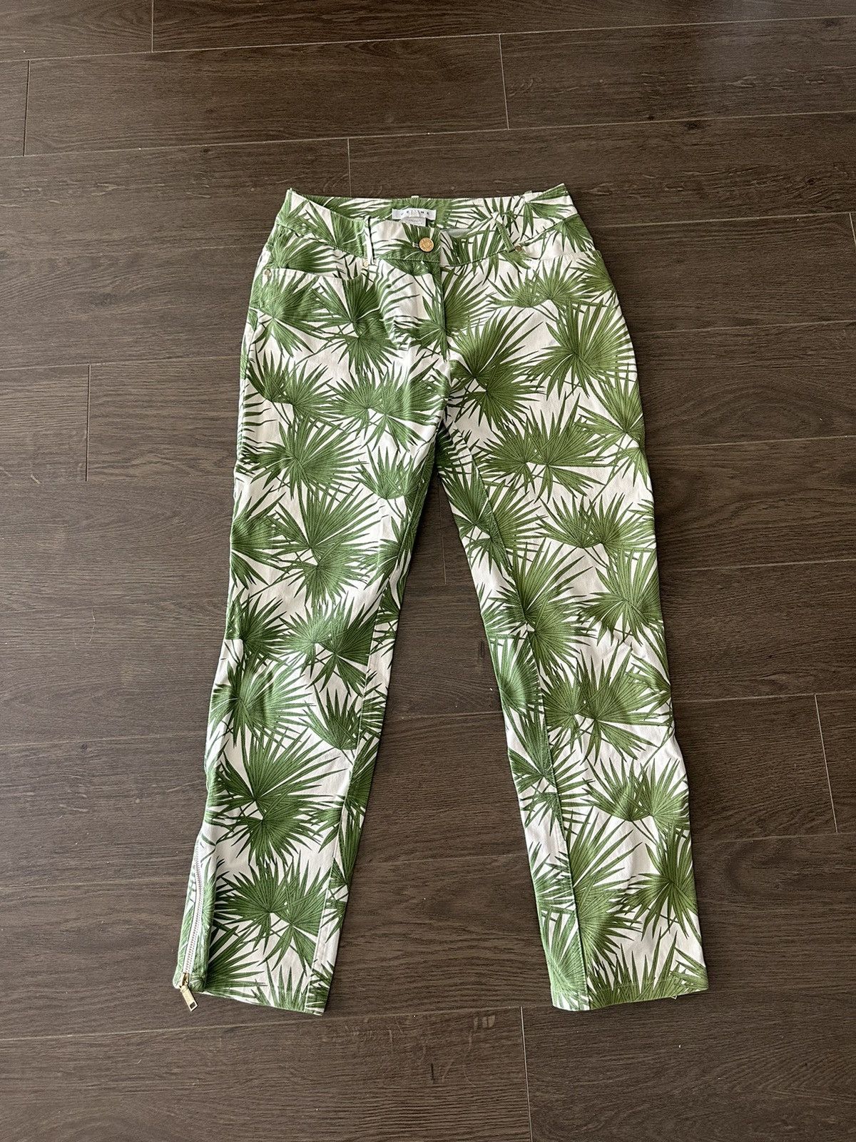 Celine Runway Palm Tree Pants
