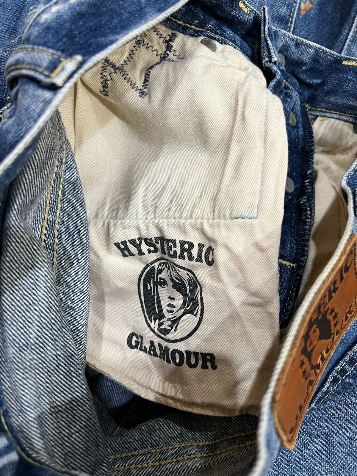 Hysteric Glamour Vintage Hysteric Glamour Selvedge Distressed Jean Size US 28 / EU 44 - 17 Thumbnail