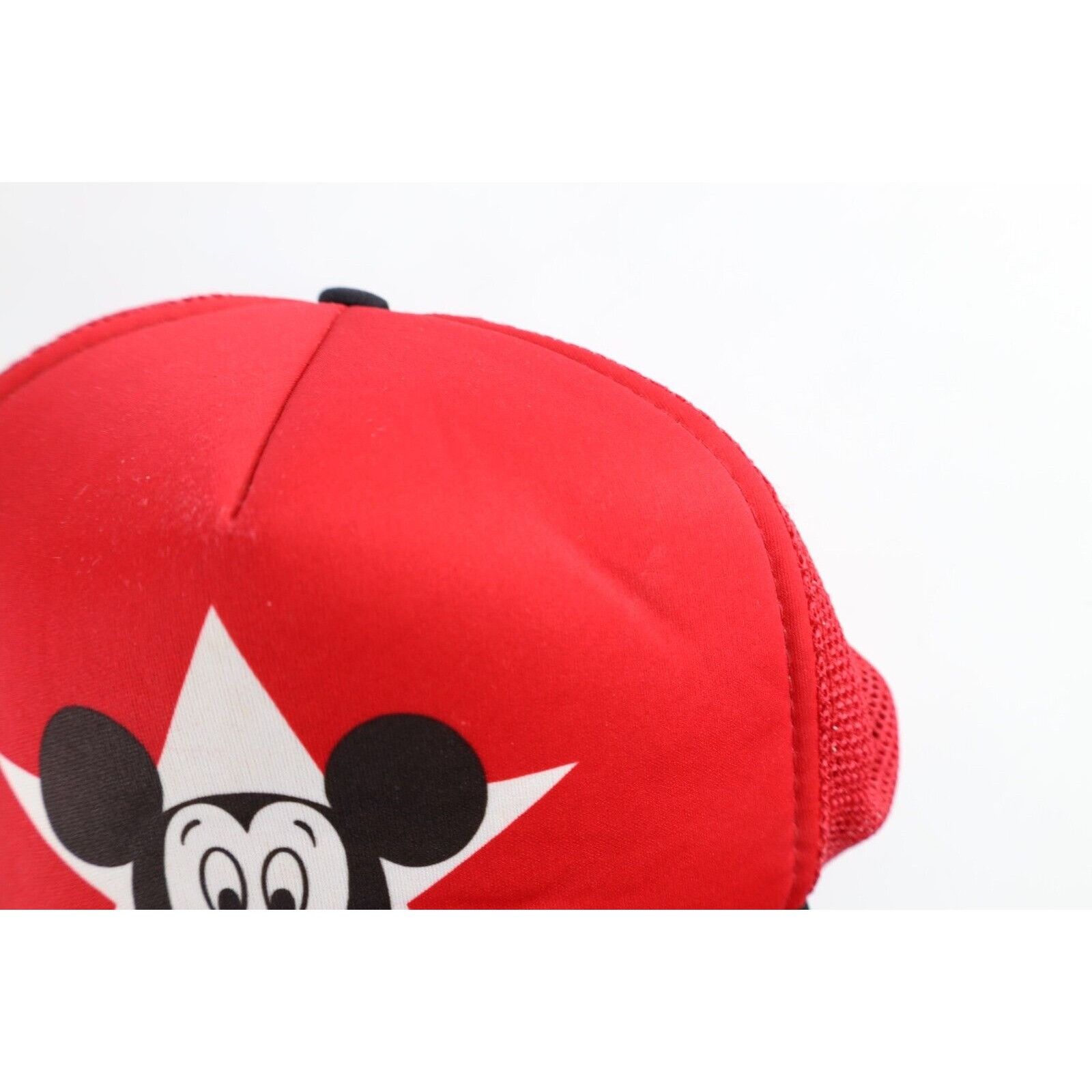 Disney Vintage 90s Disney Russia Star Mickey Mouse Trucker Hat Cap Size ONE SIZE - 8 Thumbnail