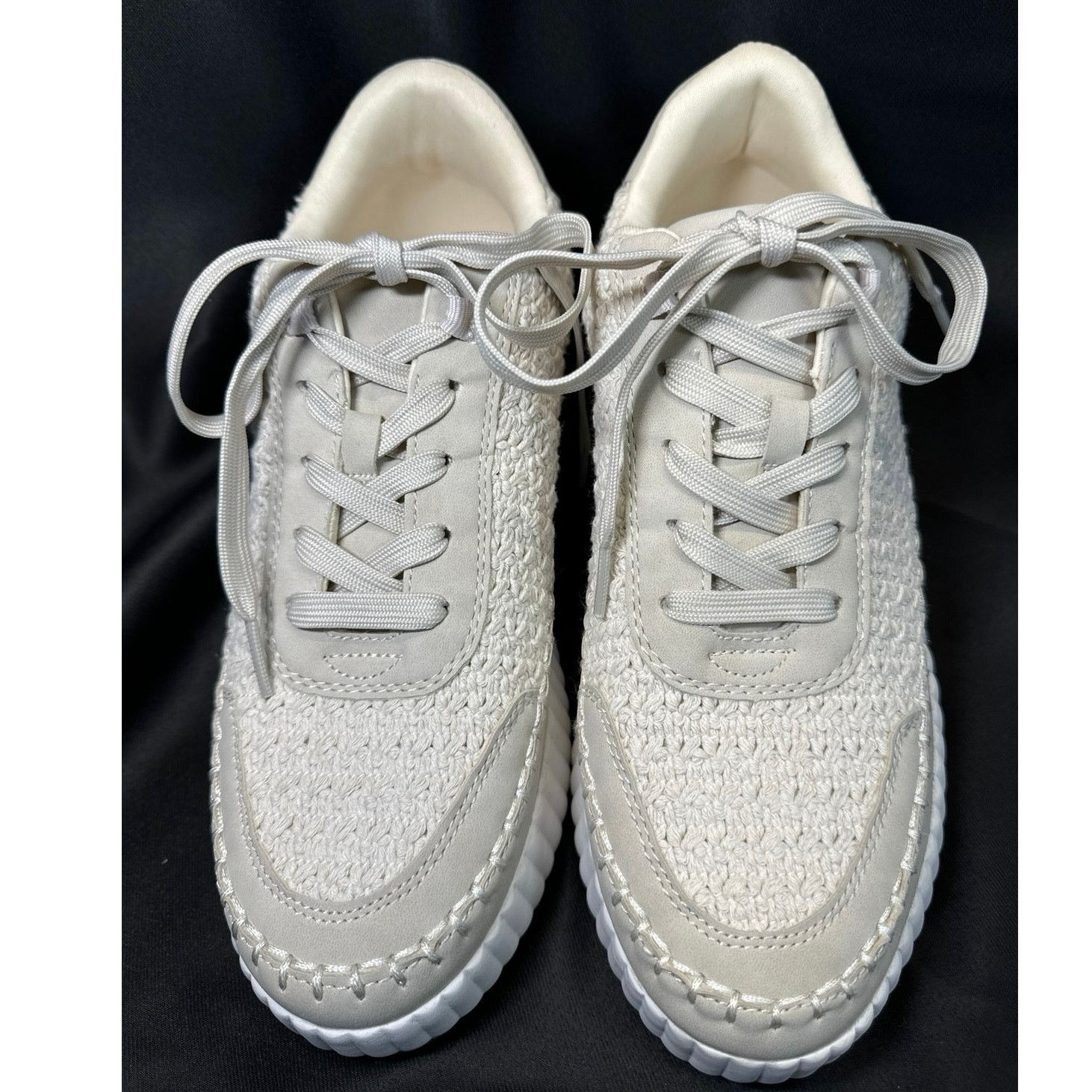 Dolce Vita DV by Dolce Vita Fredi Sandstone Crochet Upper women sz 8.5 Size US 8.5 / IT 38.5 - 3 Thumbnail