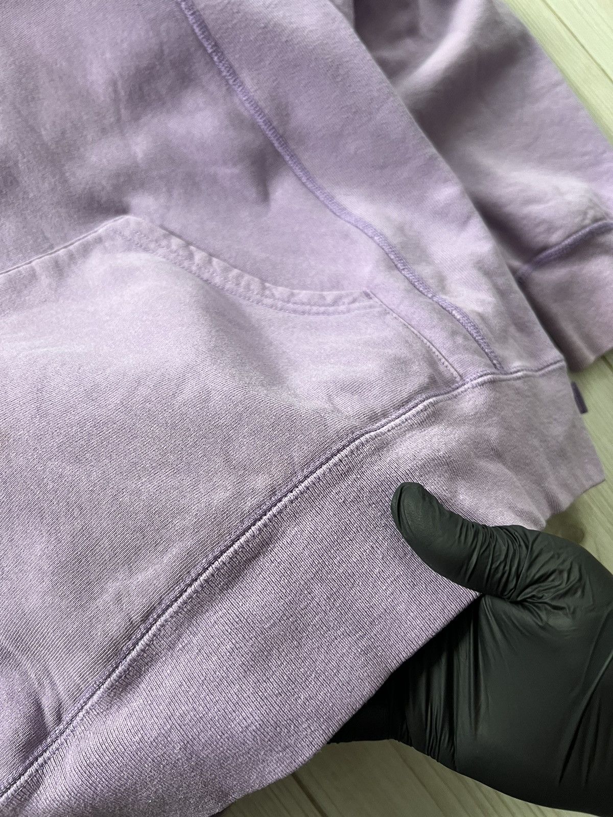 Supreme Supreme Sleeve Embroidery Hooded Sweatshirt Violet Medium Size US M / EU 48-50 / 2 - 9 Thumbnail