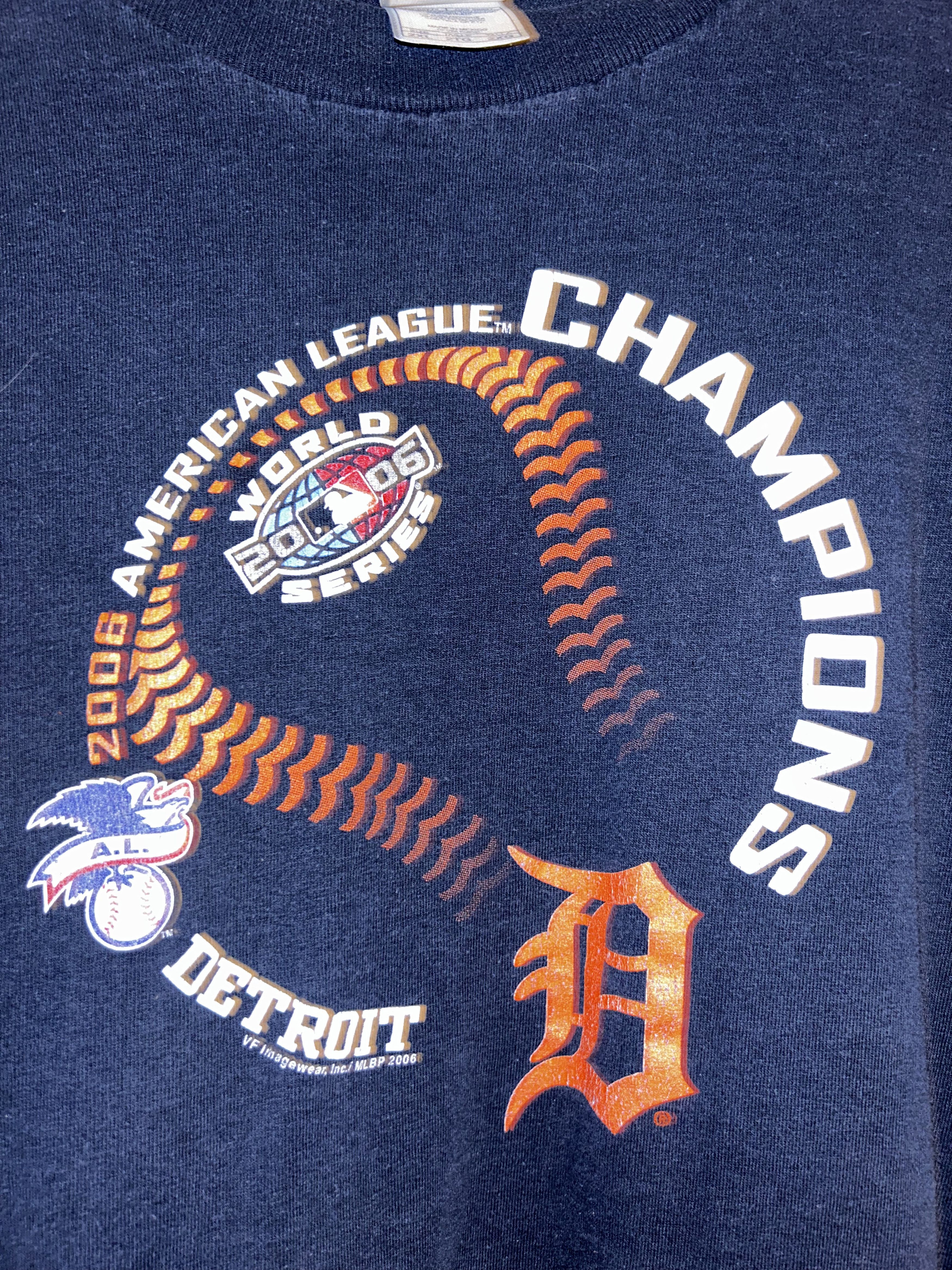 Alstyle × Vintage Detroit Tigers Vintage Graphic Tee Size US L / EU 52-54 / 3 - 3 Thumbnail