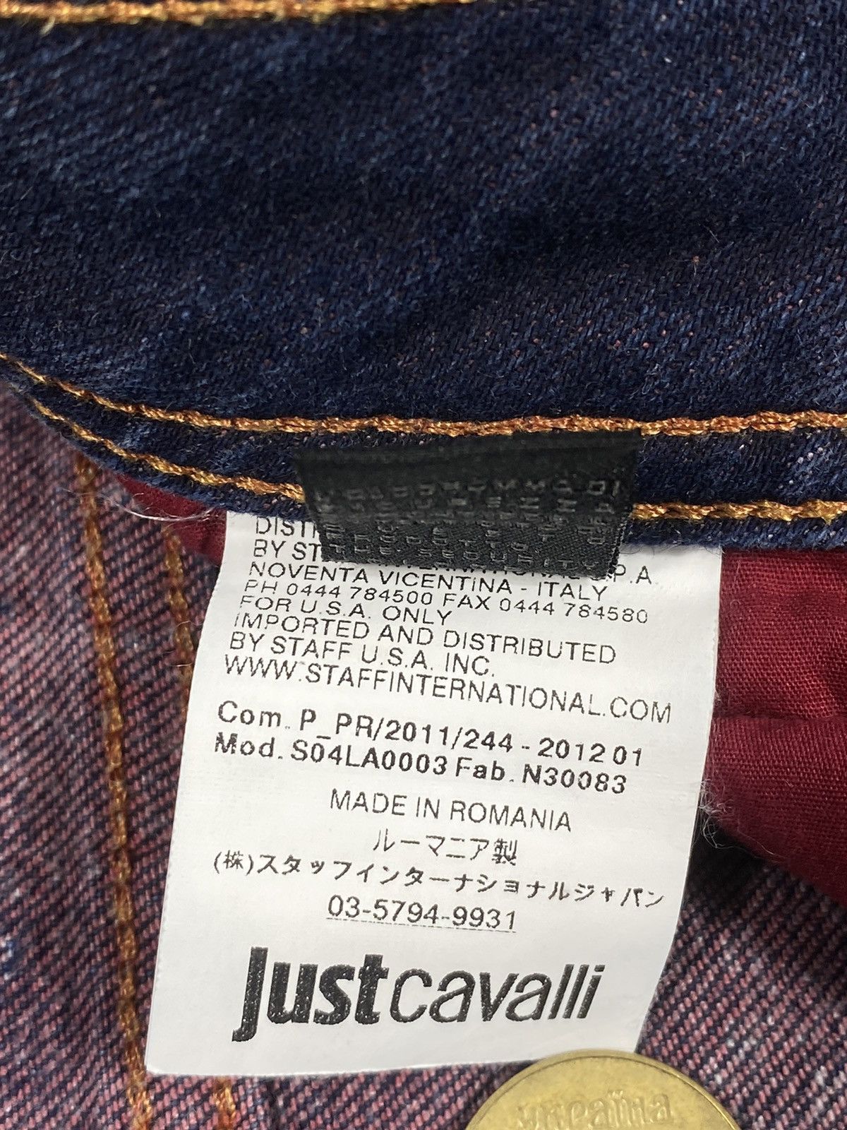 Just Cavalli × Vintage Vintage Y2K Just Cavalli jeans denim streetwear size 26 Size 26" / US 2 / IT 38 - 8 Thumbnail