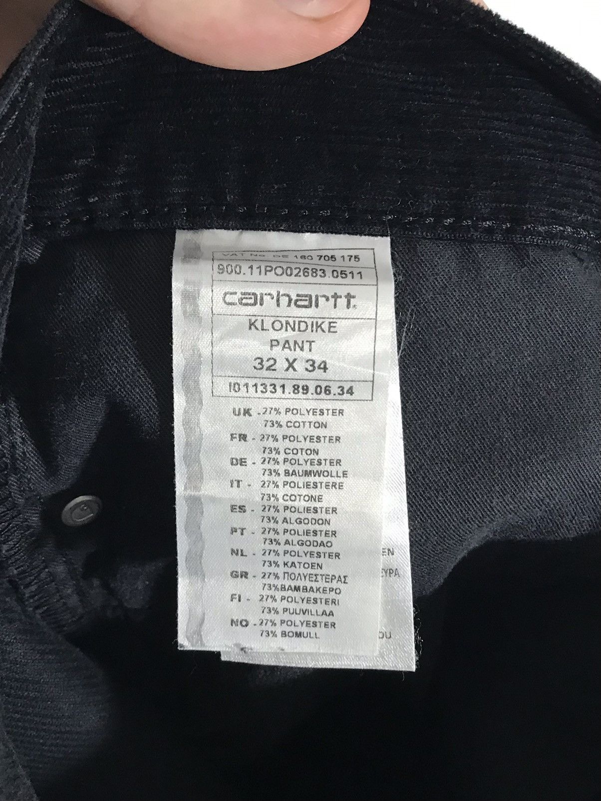 Carhartt Carhartt WIP Corduroy Klondike Work Pants Size US 32 / EU 48 - 8 Thumbnail