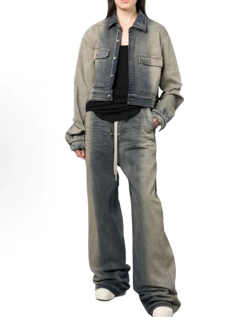 Rick Owens Rick Owens Cropped Streamer Jacket Size S / US 4 / IT 40 - 1 Thumbnail