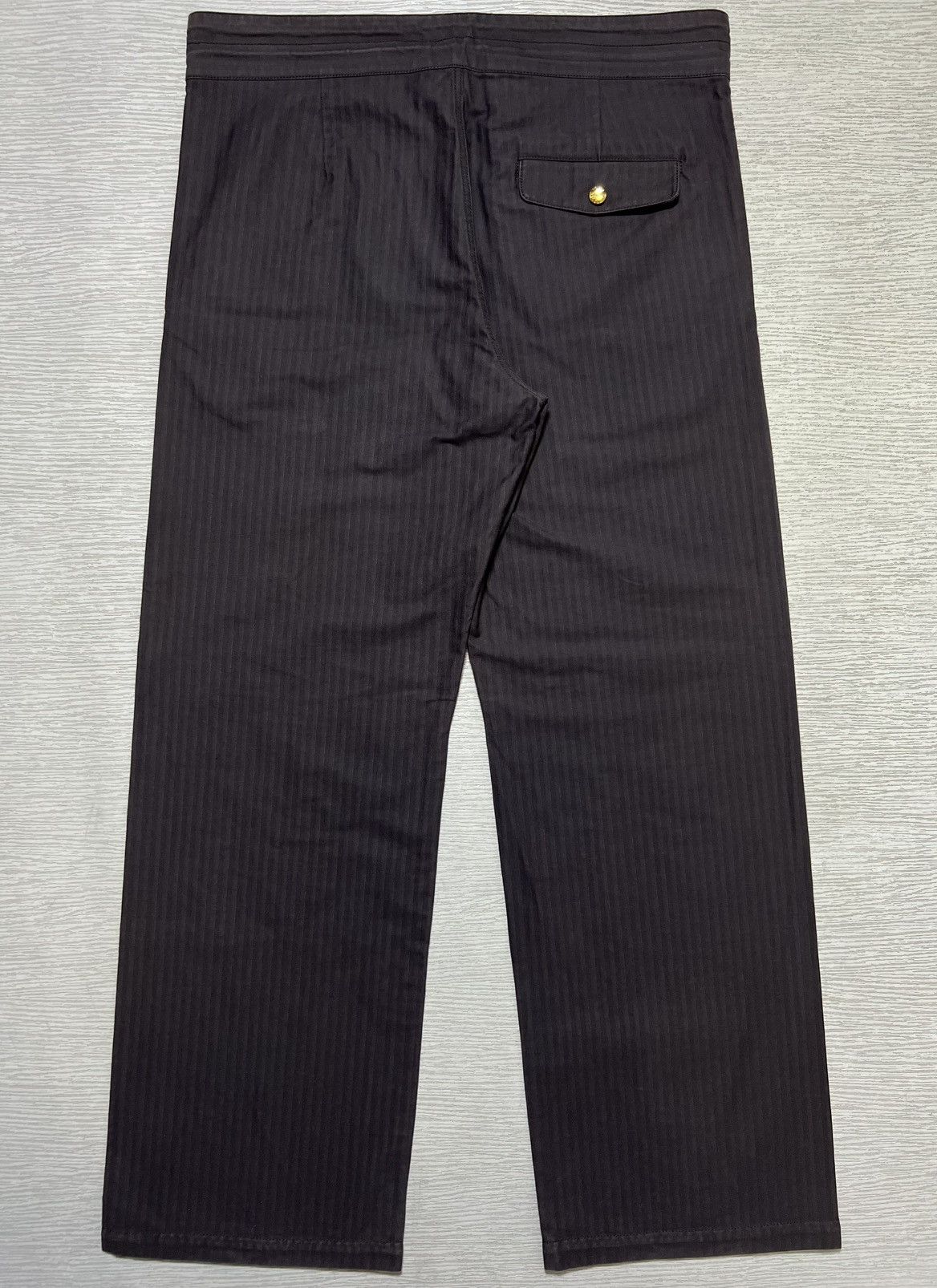 Louis Vuitton Louis Vuitton - Herringbone Stripe Wide Leg Easy Pants Size US 36 / EU 52 - 2 Thumbnail
