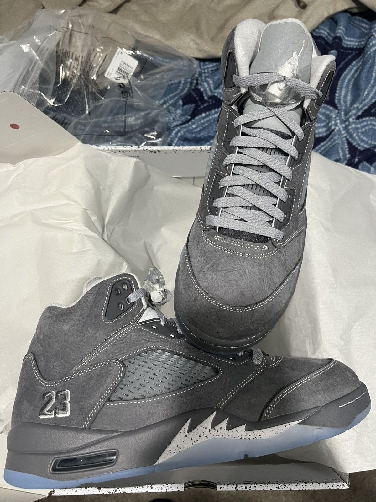 Jordan Brand Jordan 5 wolf grey Size US 10 / EU 43 - 2 Thumbnail