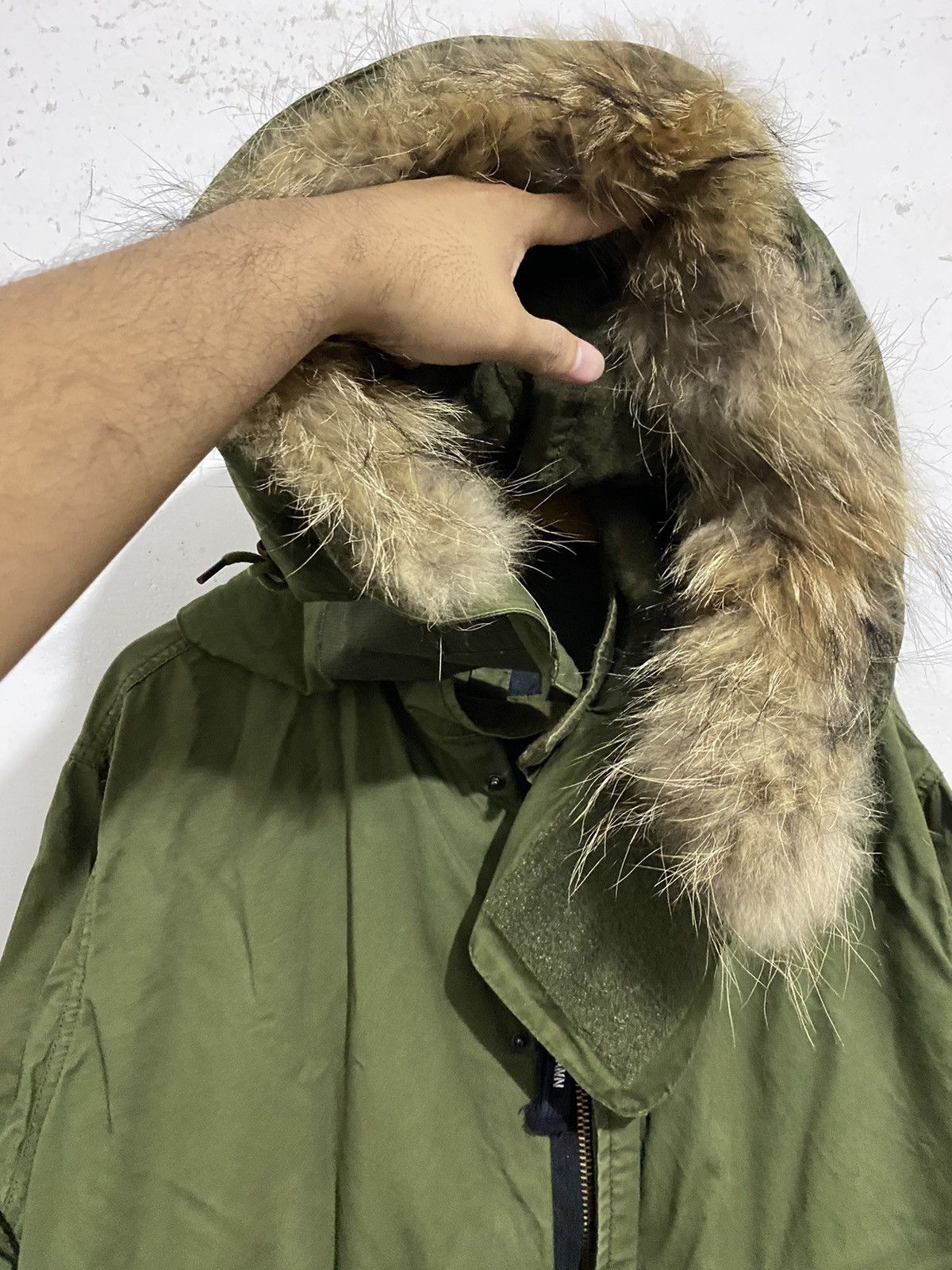 If Six Was Nine 🖤BLACKFRIDAY🖤Kai aakmann Fur Parka Military Goa Styled Size US M / EU 48-50 / 2 - 4 Thumbnail