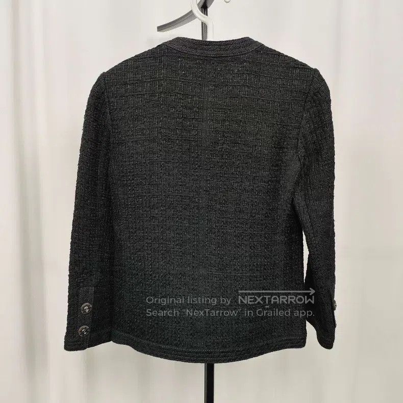 Chanel Chanel Black soft denim jacket Size XXS / US 00 / IT 34 - 2 Thumbnail