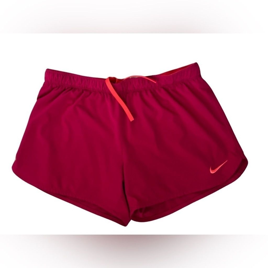 Nike NIKE Dri-Fit Shorts Red/Orange Women’s Size Medium. Size 28" / US 6 / IT 42 - 13 Thumbnail