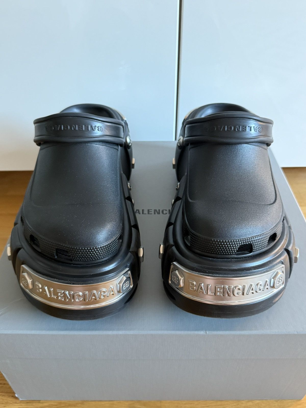 Balenciaga Balenciaga Hardcrocs Size US 12 / EU 45 - 12 Thumbnail