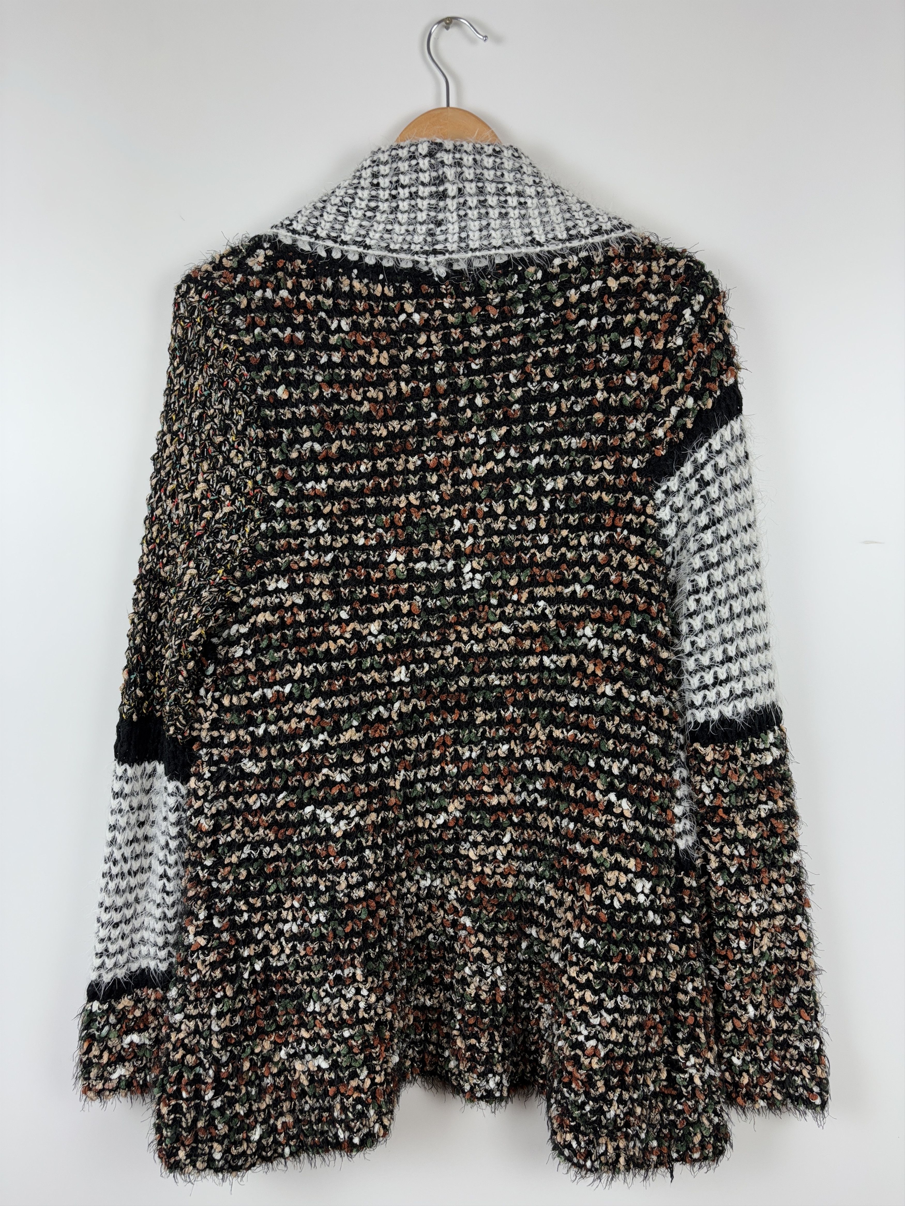 Desigual Desigual Open Knitted Cardigan Sweater Multicolor Size M Size M / US 6-8 / IT 42-44 - 5 Thumbnail