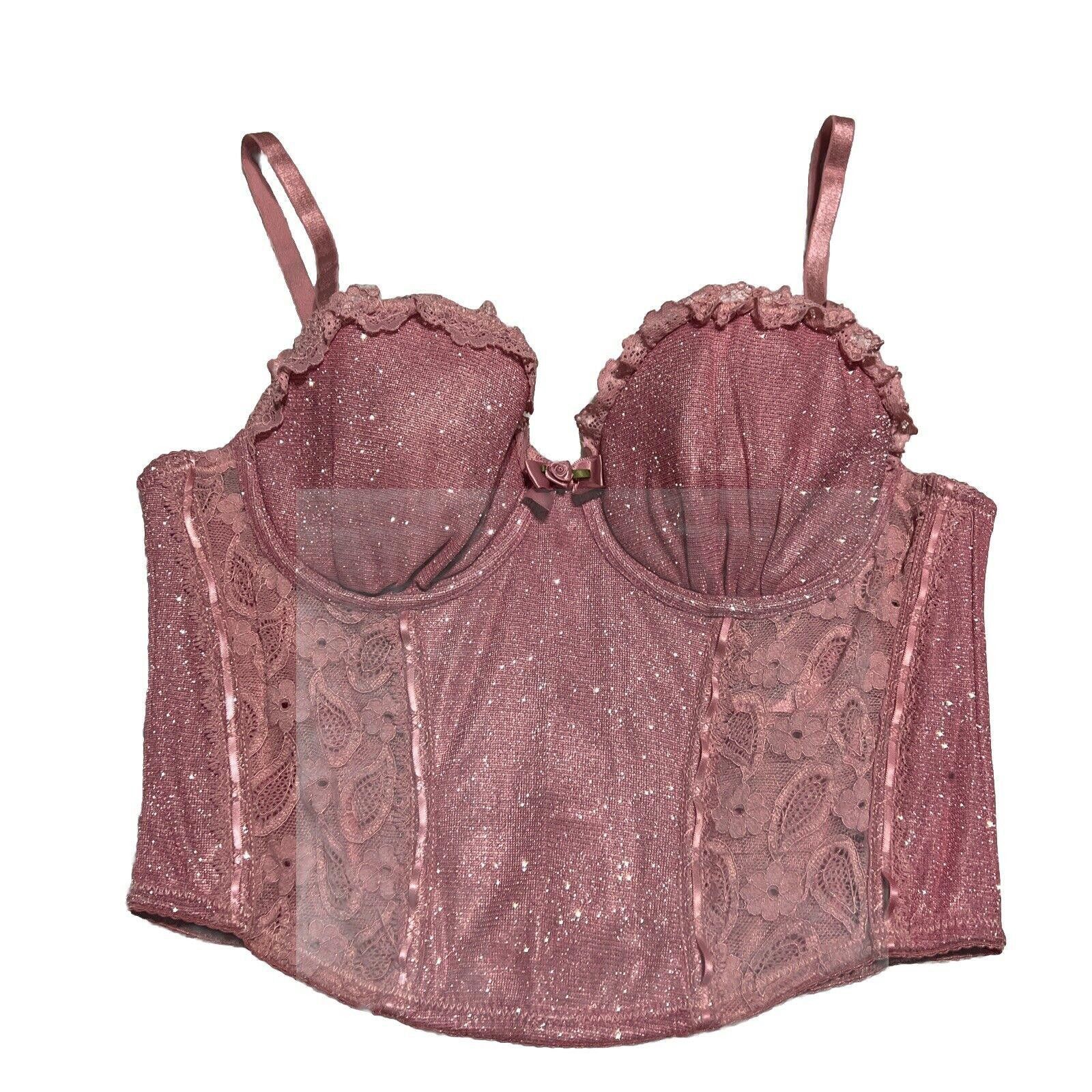 Designer Medium coquette Corset Top Sugar Thrillz Pink Dolls Kill Size M / US 6-8 / IT 42-44 - 2 Thumbnail