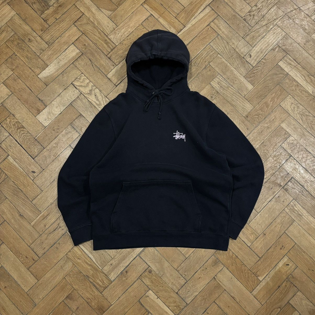Stussy Vintage Stussy USA Baggy Hoodie Embroidered Logo Y2K Black Size US M / EU 48-50 / 2 - 6 Thumbnail