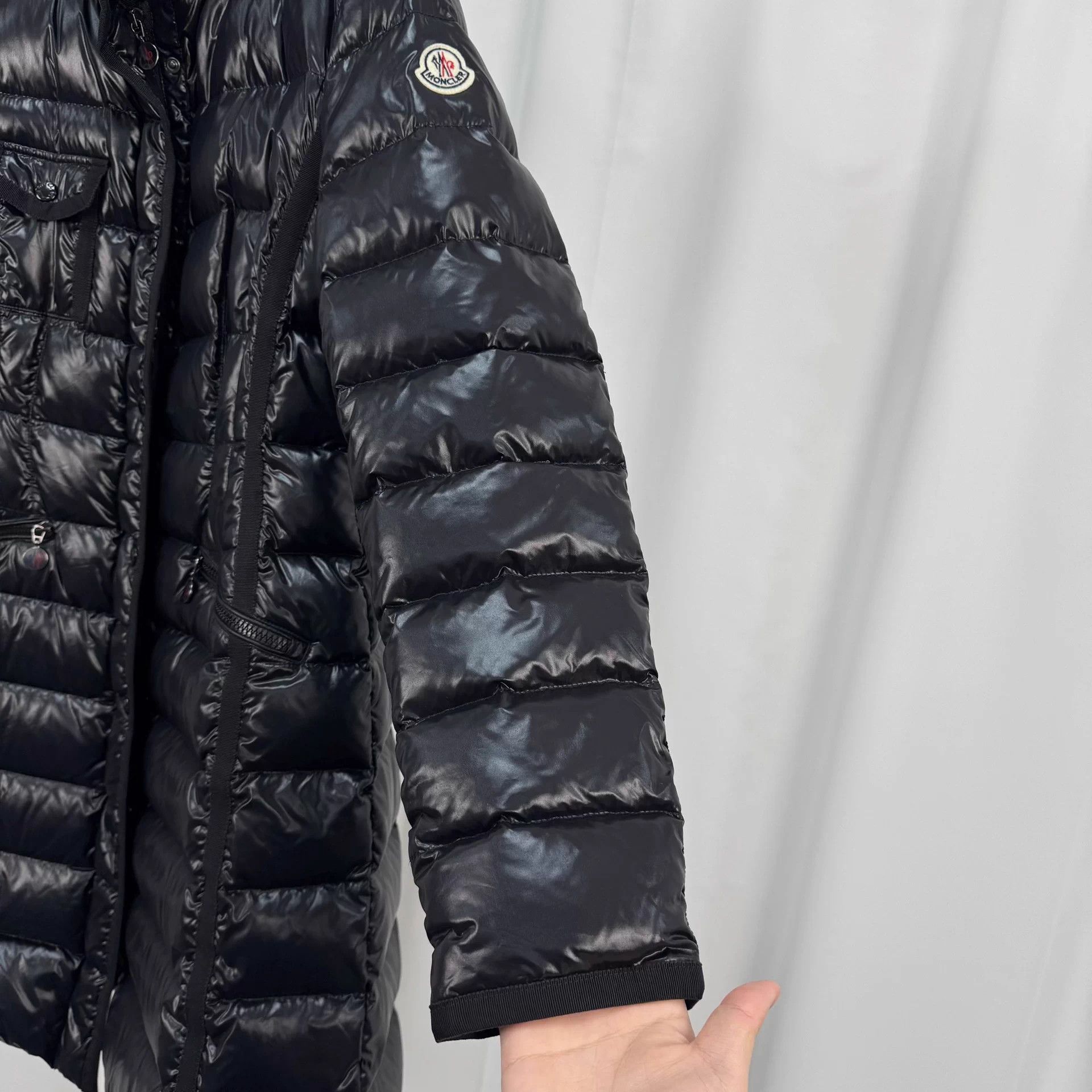 Moncler Moncler Hermifur Black Puffer Size 2 98 New Missing Logo Size M / US 6-8 / IT 42-44 - 4 Thumbnail