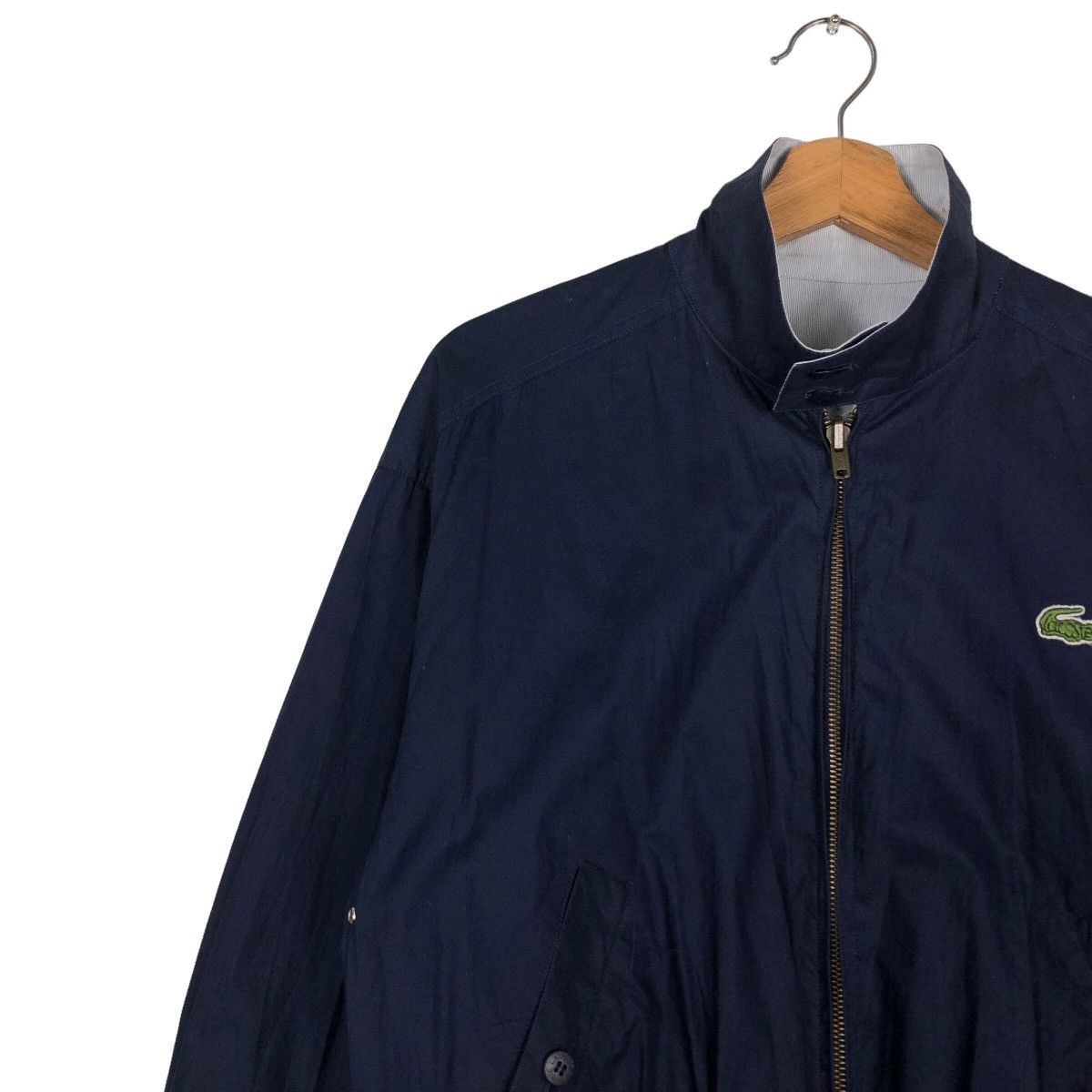 Japanese Brand 🔥Vintage Reversible Bomber Jacket Chemise Lacoste Big Logo Size US M / EU 48-50 / 2 - 7 Thumbnail