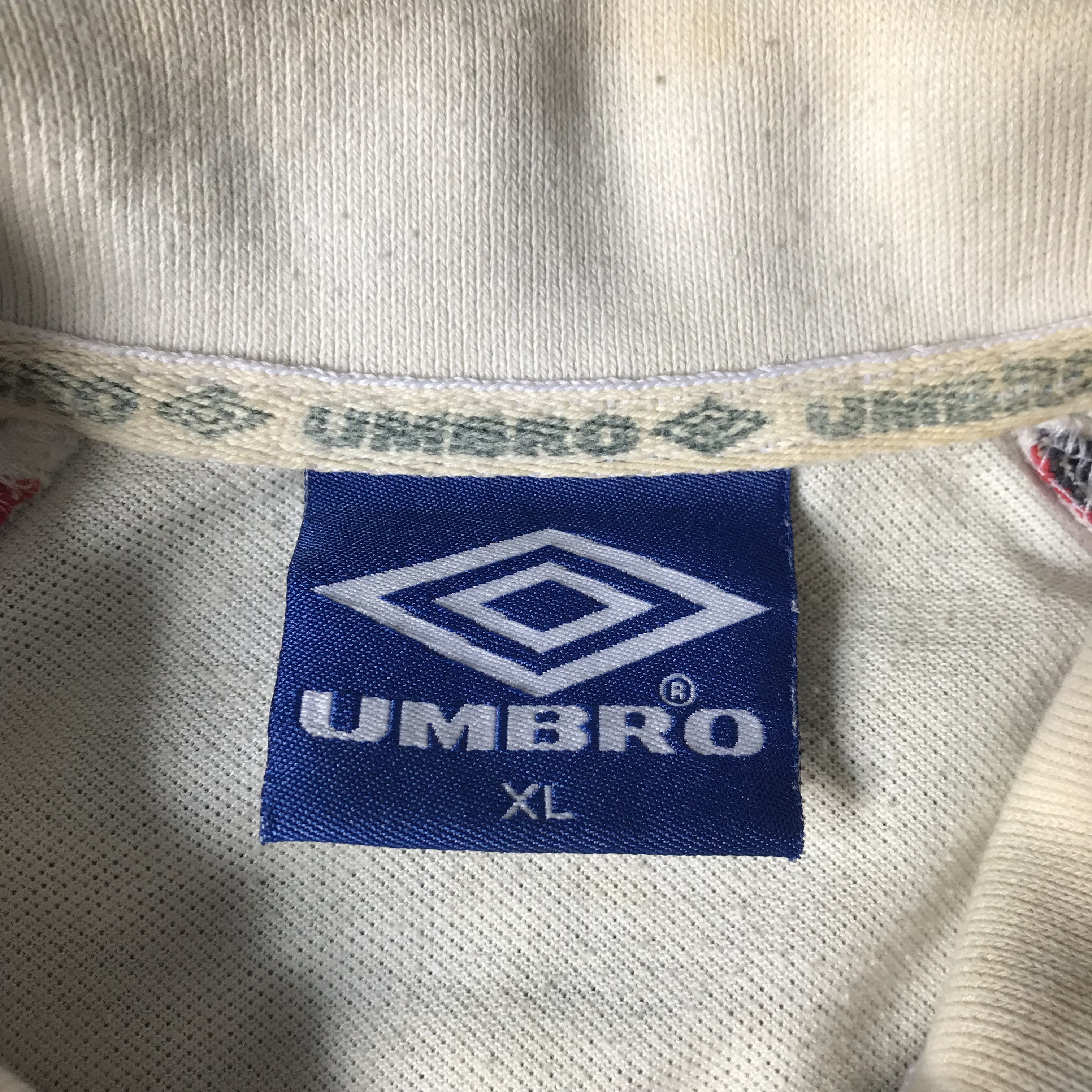 Umbro Vintage Umbro classic England Football polo shirt club Size US XL / EU 56 / 4 - 5 Thumbnail