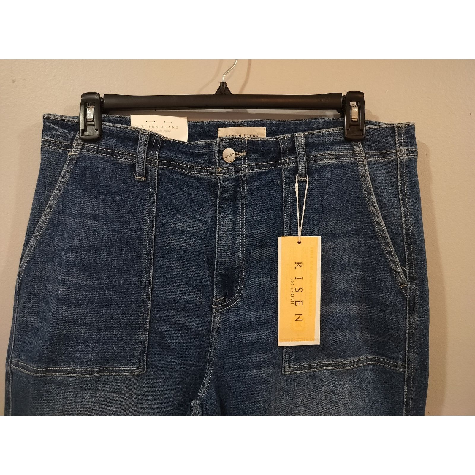 Other RISEN LA Denim Jogger Jeans High Rise Medium Wash 1XL Size 36" / US 14 / IT 50 - 2 Thumbnail